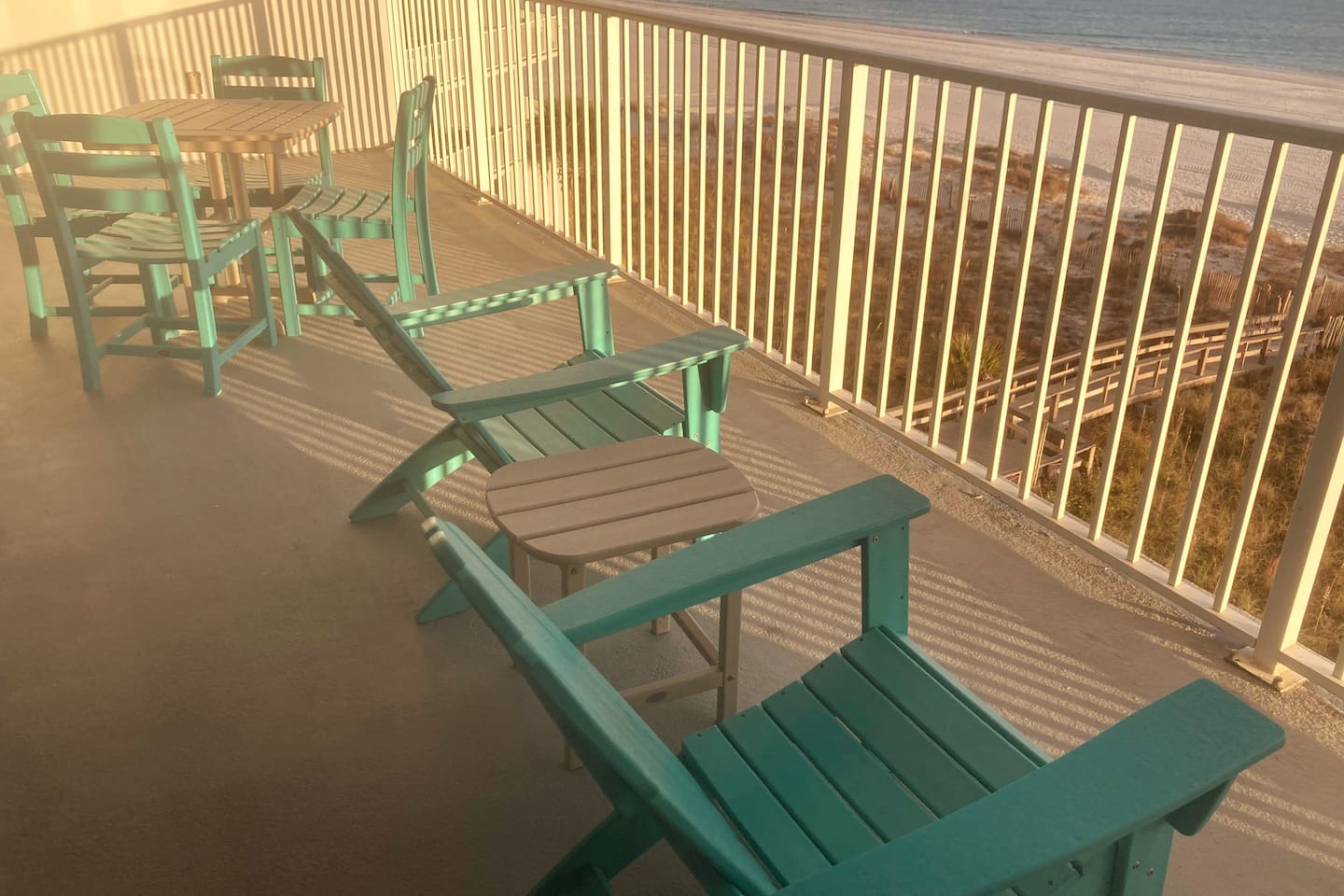 Relax to the waves or enjoy a snack.