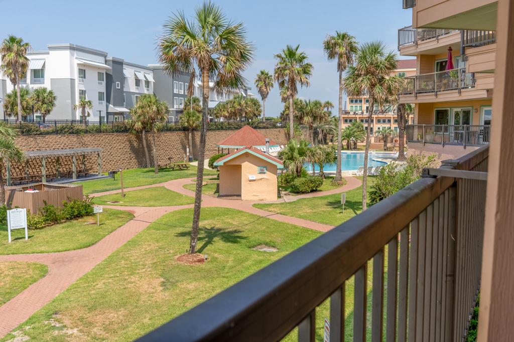 There is a hot tub just beyond that small building (pool restroom)