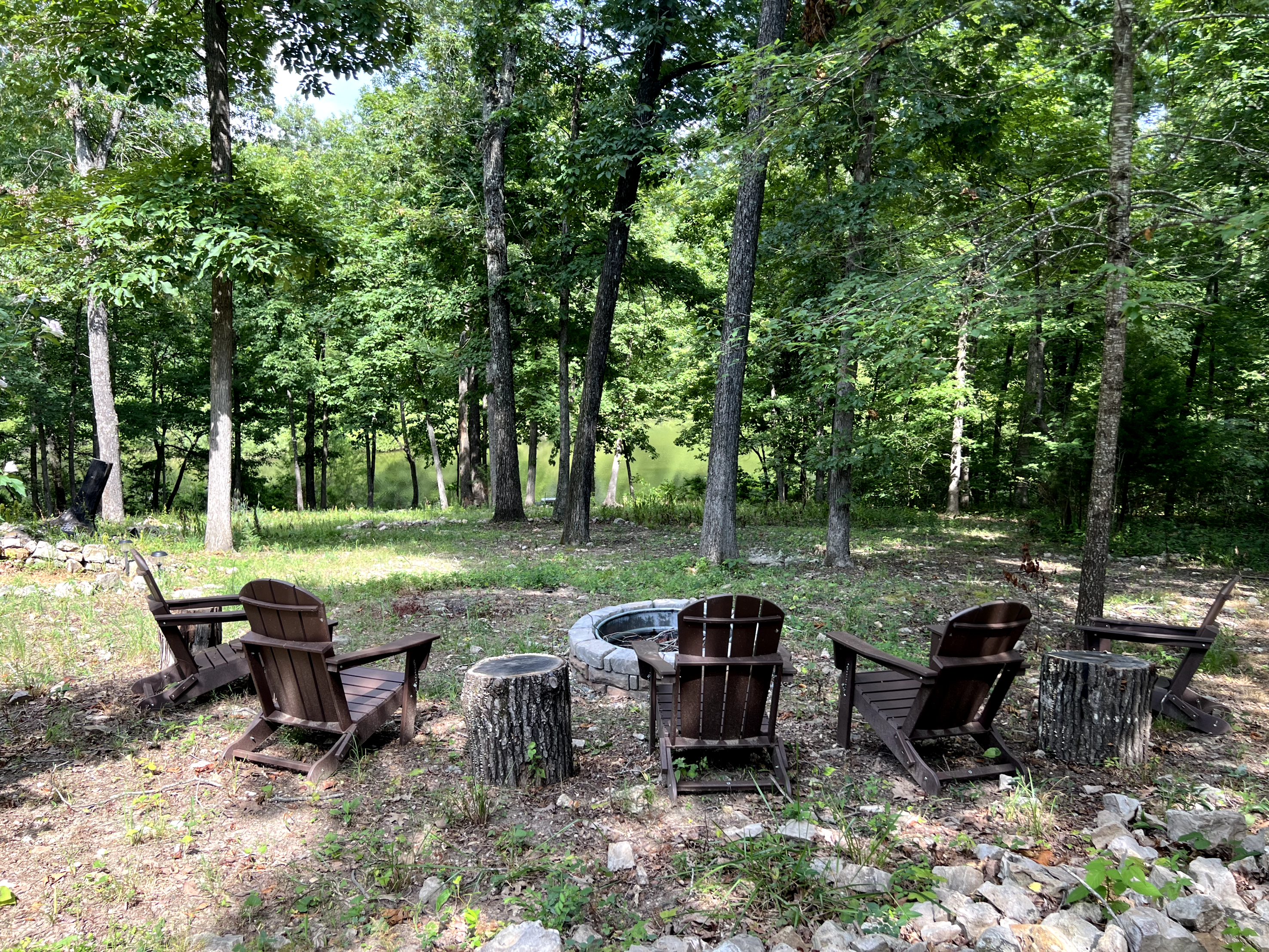 Gather around the fire at our fire pit