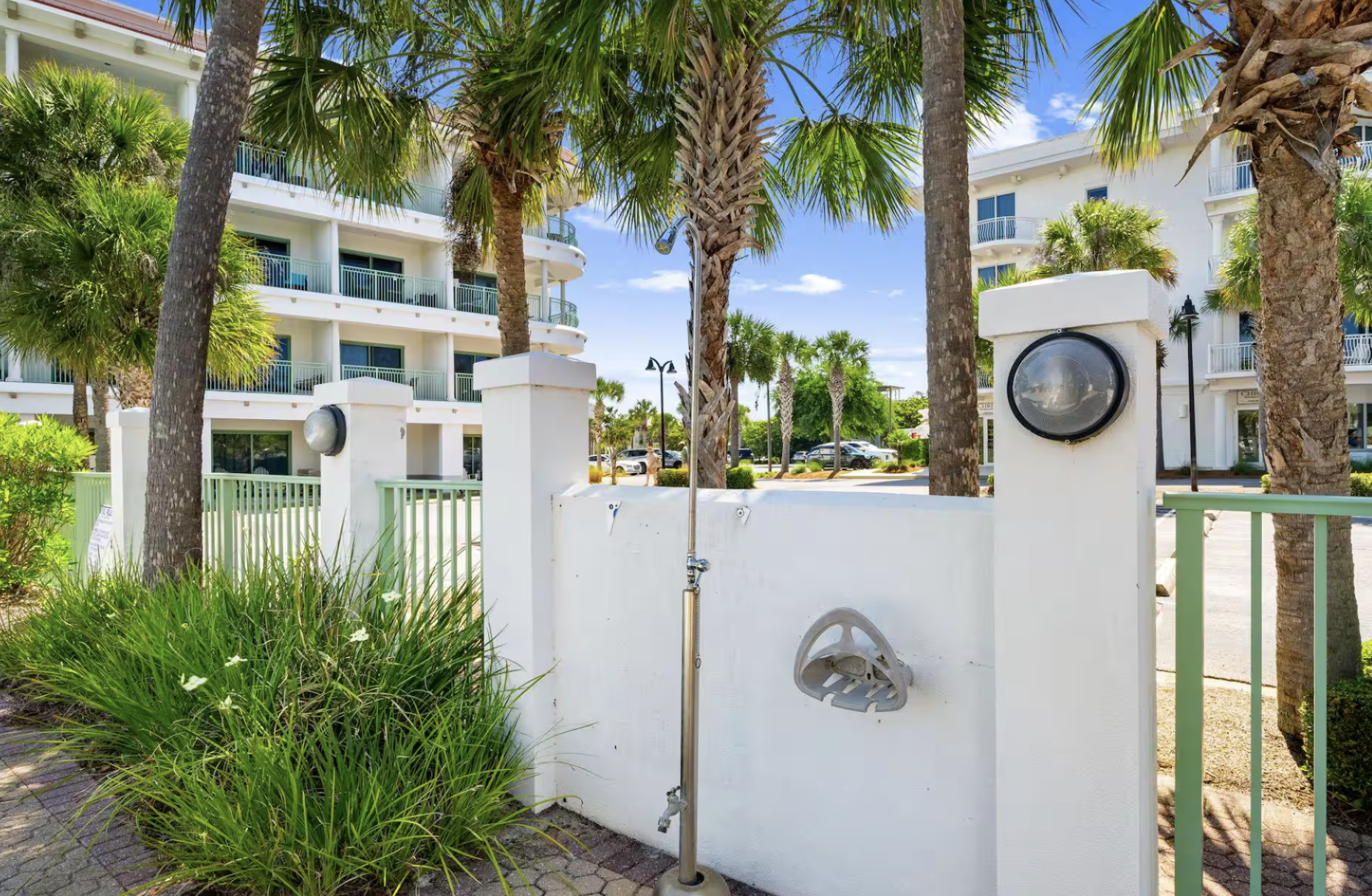 Wash off the sand and soak up the sun in our refreshing poolside outdoor shower.