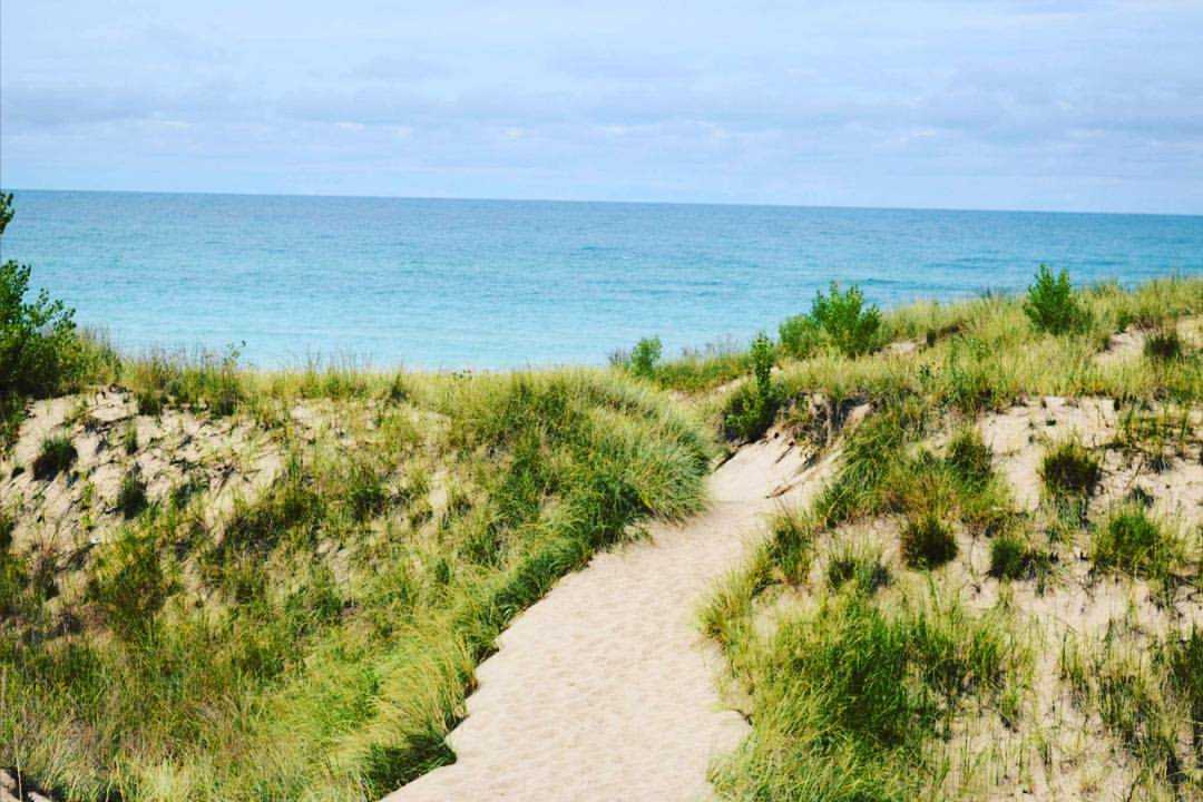 Just 1.5 miles away from the house, you'll find Grand Mere State Park. Embark on a picturesque hike through wooded dunes to uncover half a mile of stunning Lake Michigan shoreline.