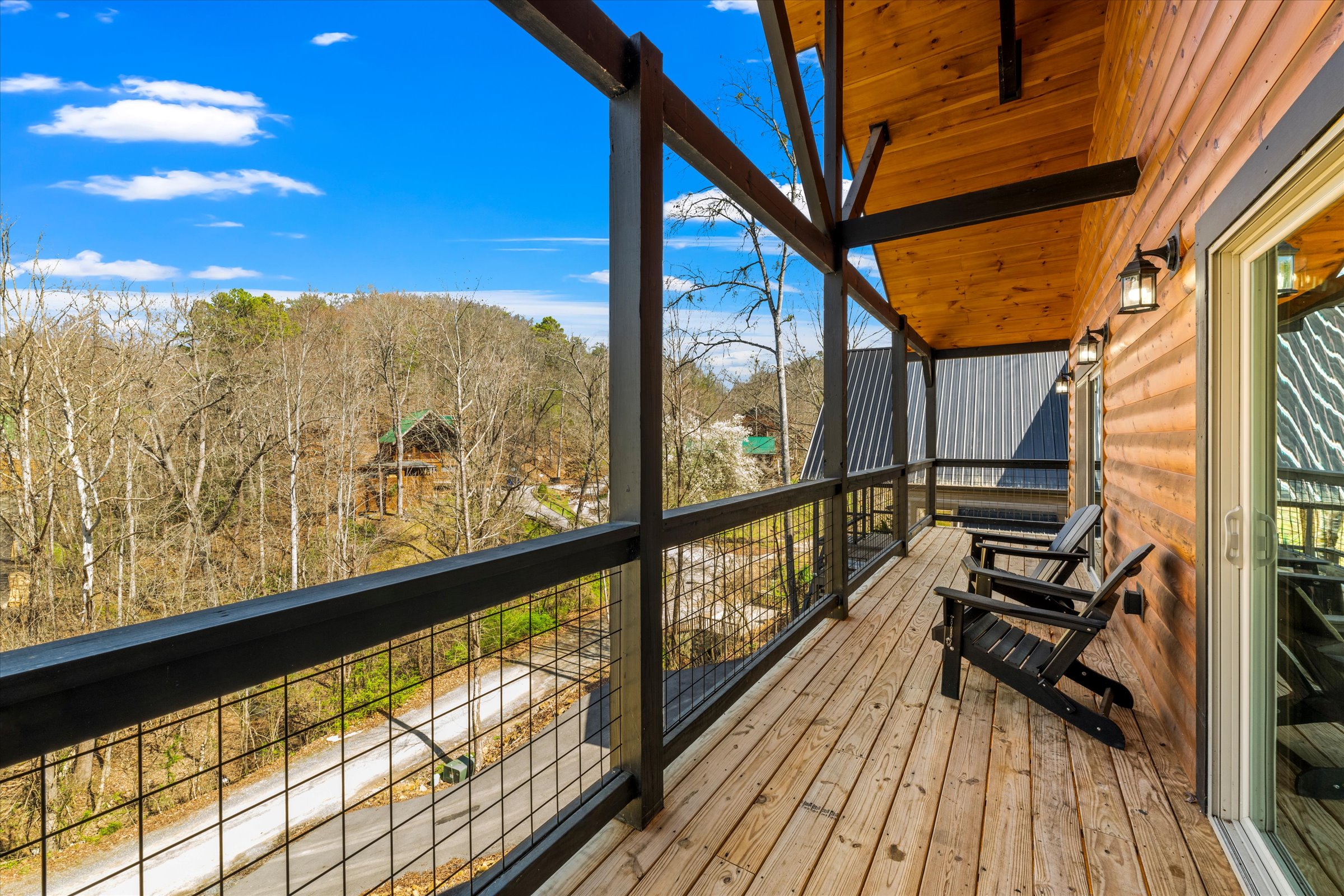 Wake up to fresh air and natural light with private balcony access right from your bedside.