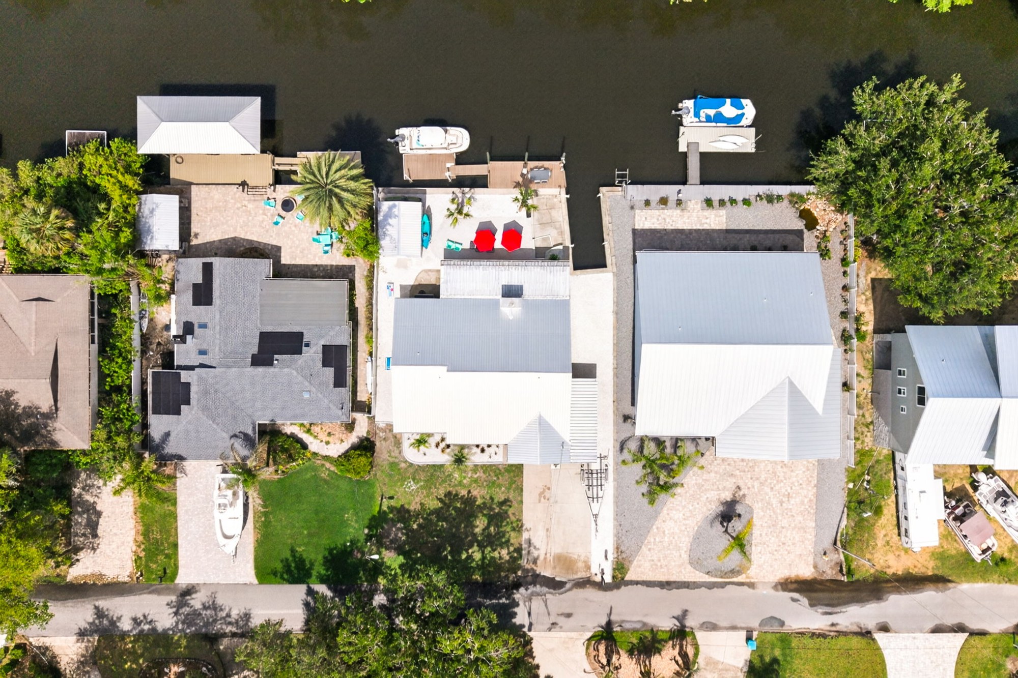 Aerial view of the property