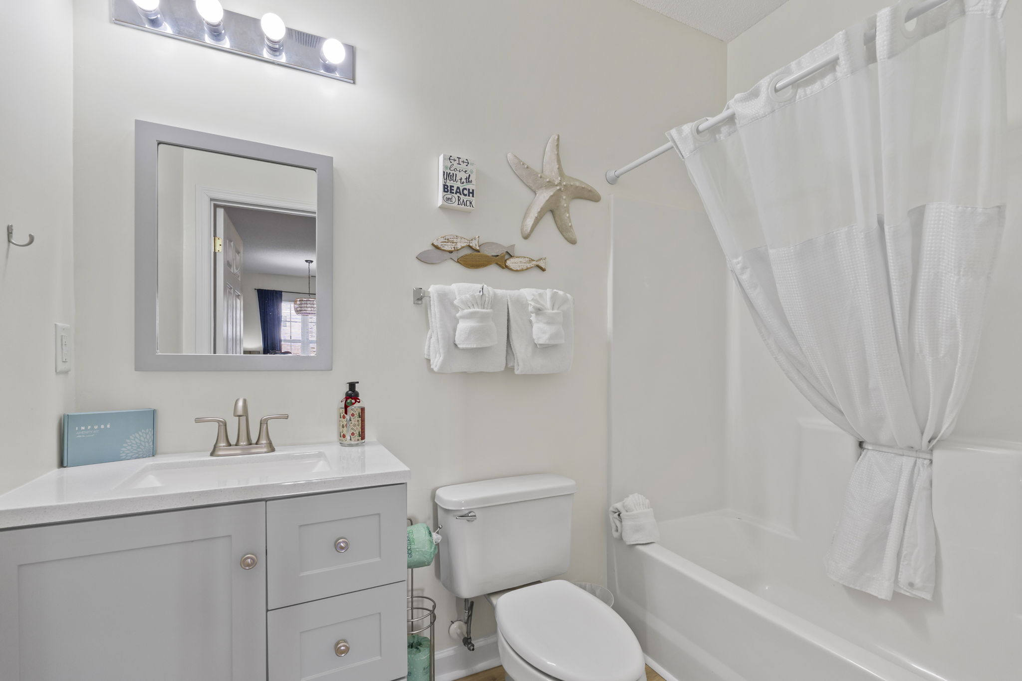 Guest Bathroom connected to Living Room