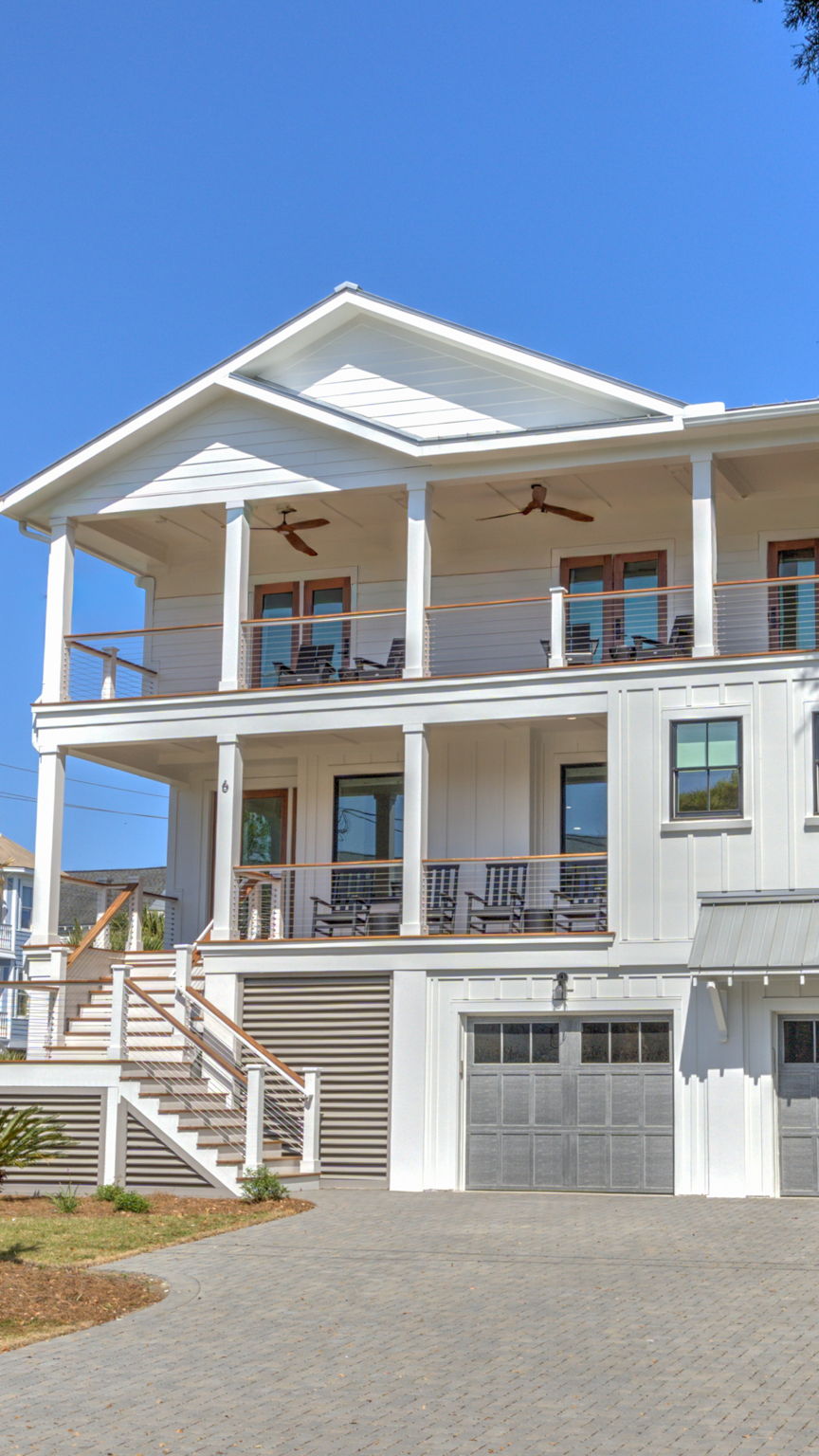 Front Steps | On Beach Time | 6 30th Ave, Isle of Palms, SC | IOP Escapes