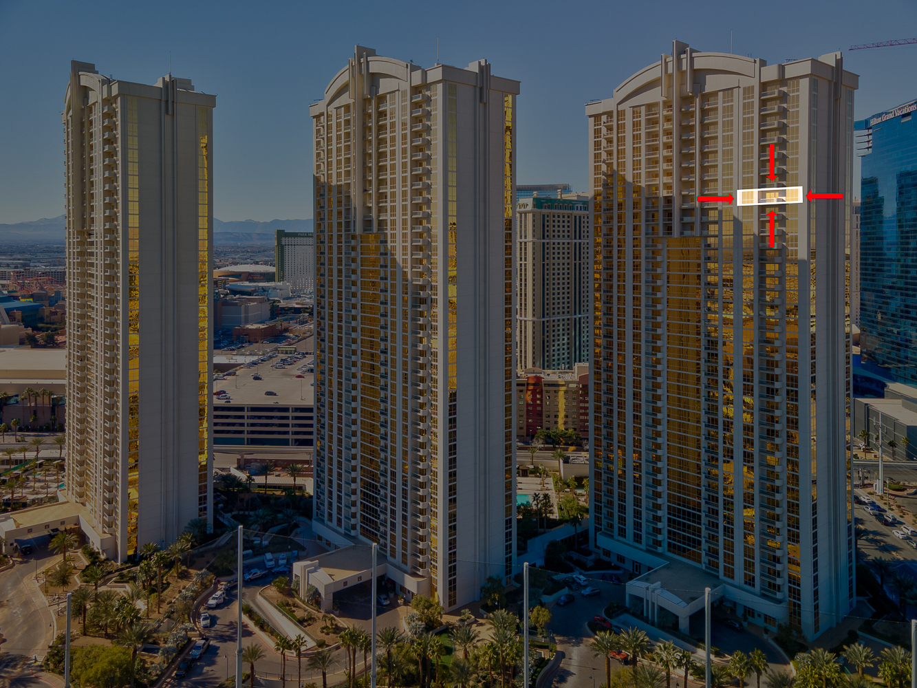 MGM Tower 2 · Units 3202+3204 — Interior Detail (2)