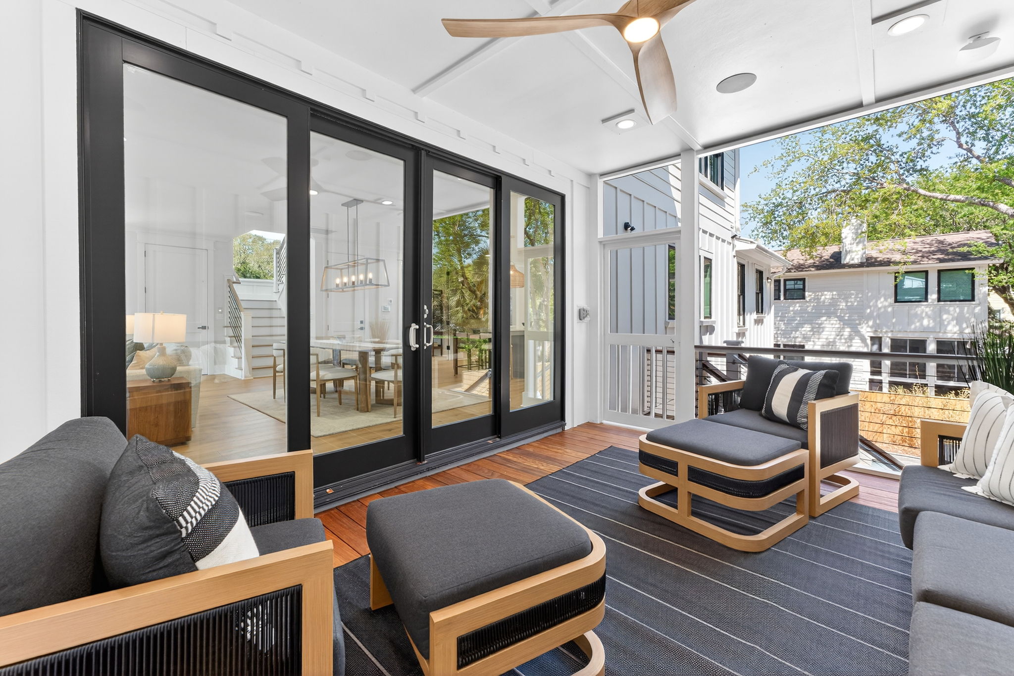 Screened Porch | On Beach Time | 6 30th Ave, Isle of Palms, SC | IOP Escapes