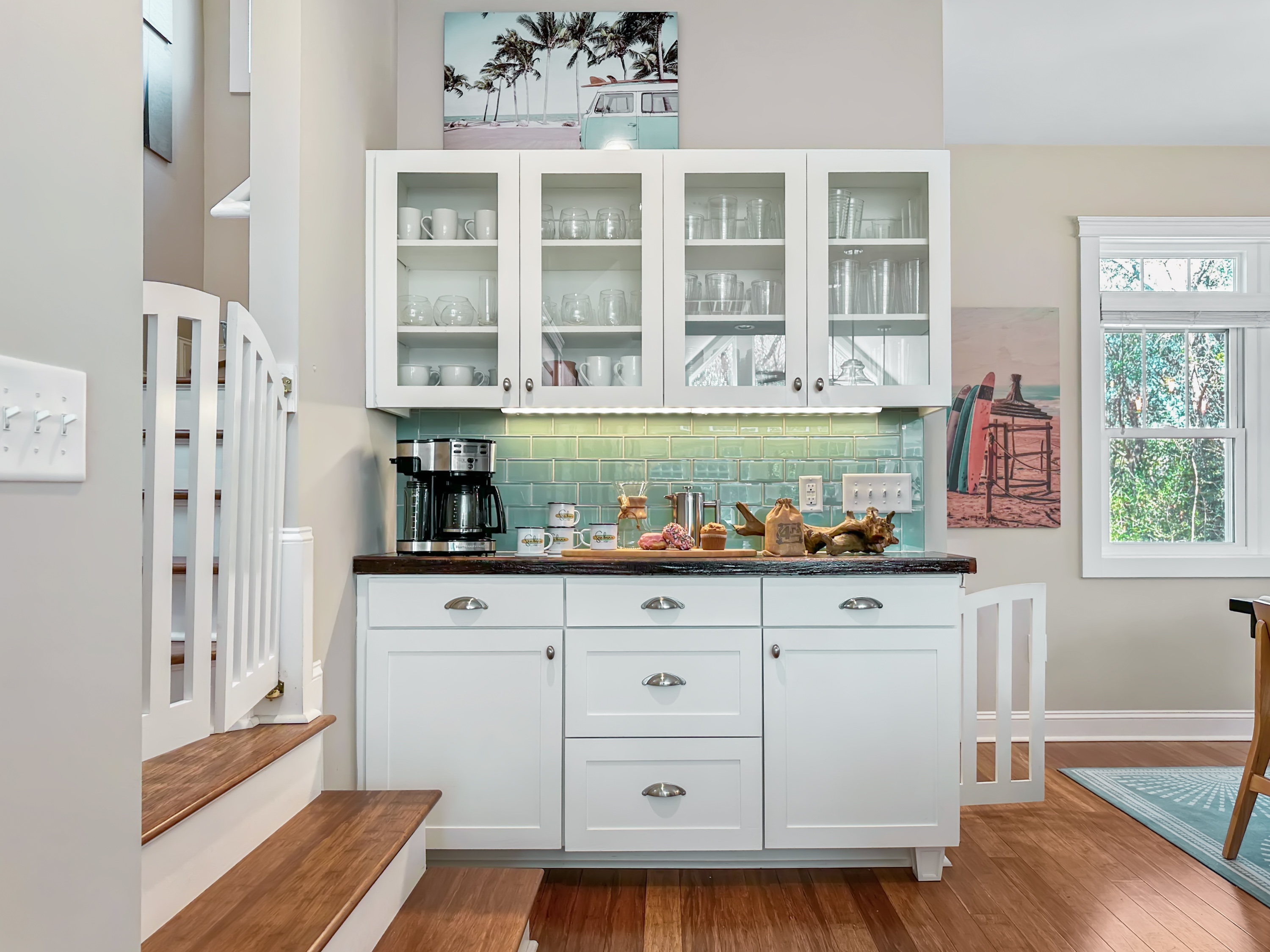 The open floorpan includes an open Butler's Pantry...
