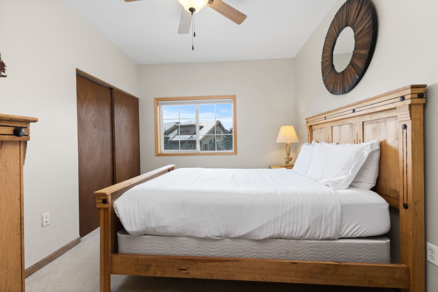 Queen Bedroom 2 with Ceiling Fan