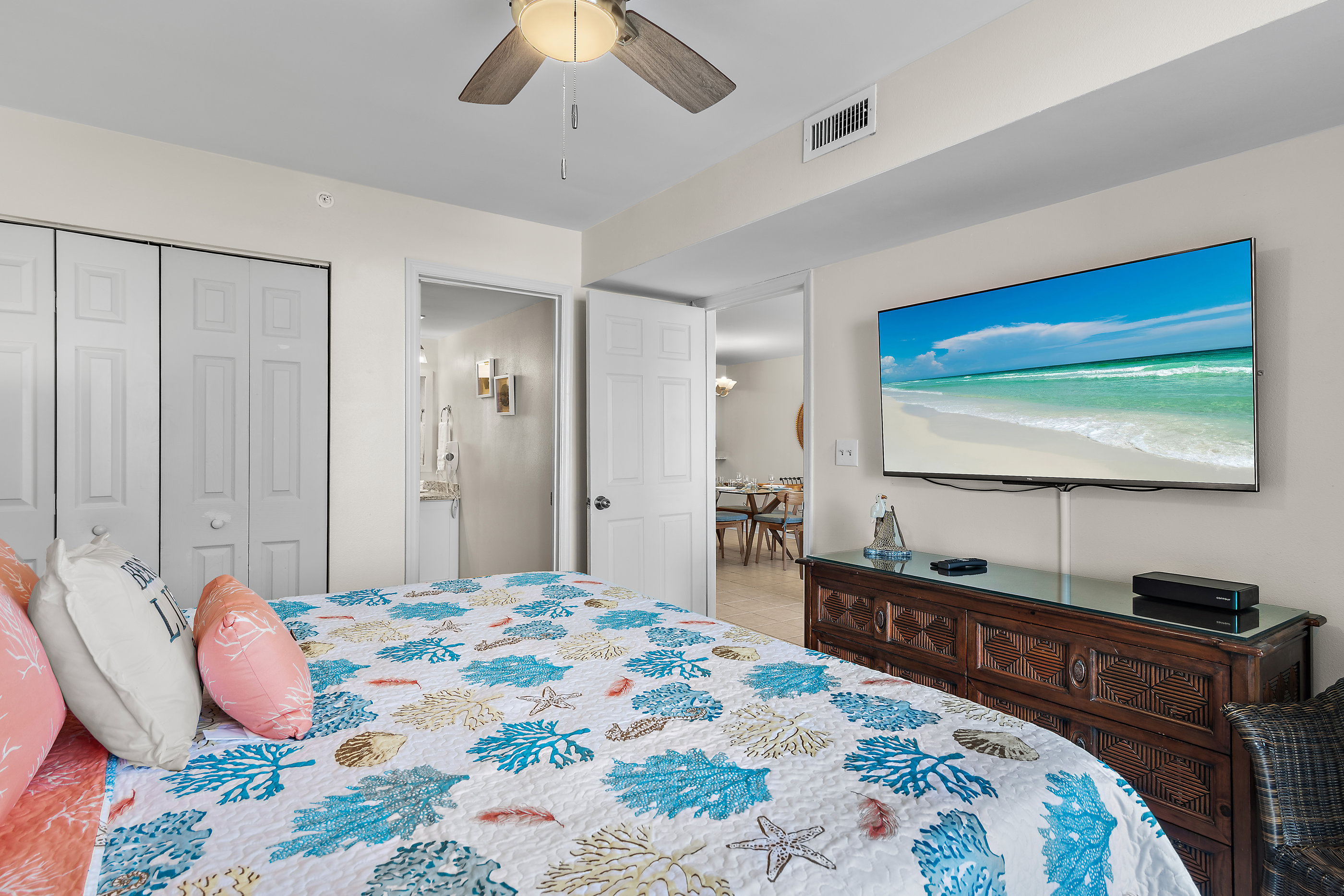 55 inch tv in master bedroom