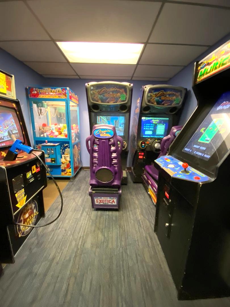 Arcade room located in the All Seasons Center