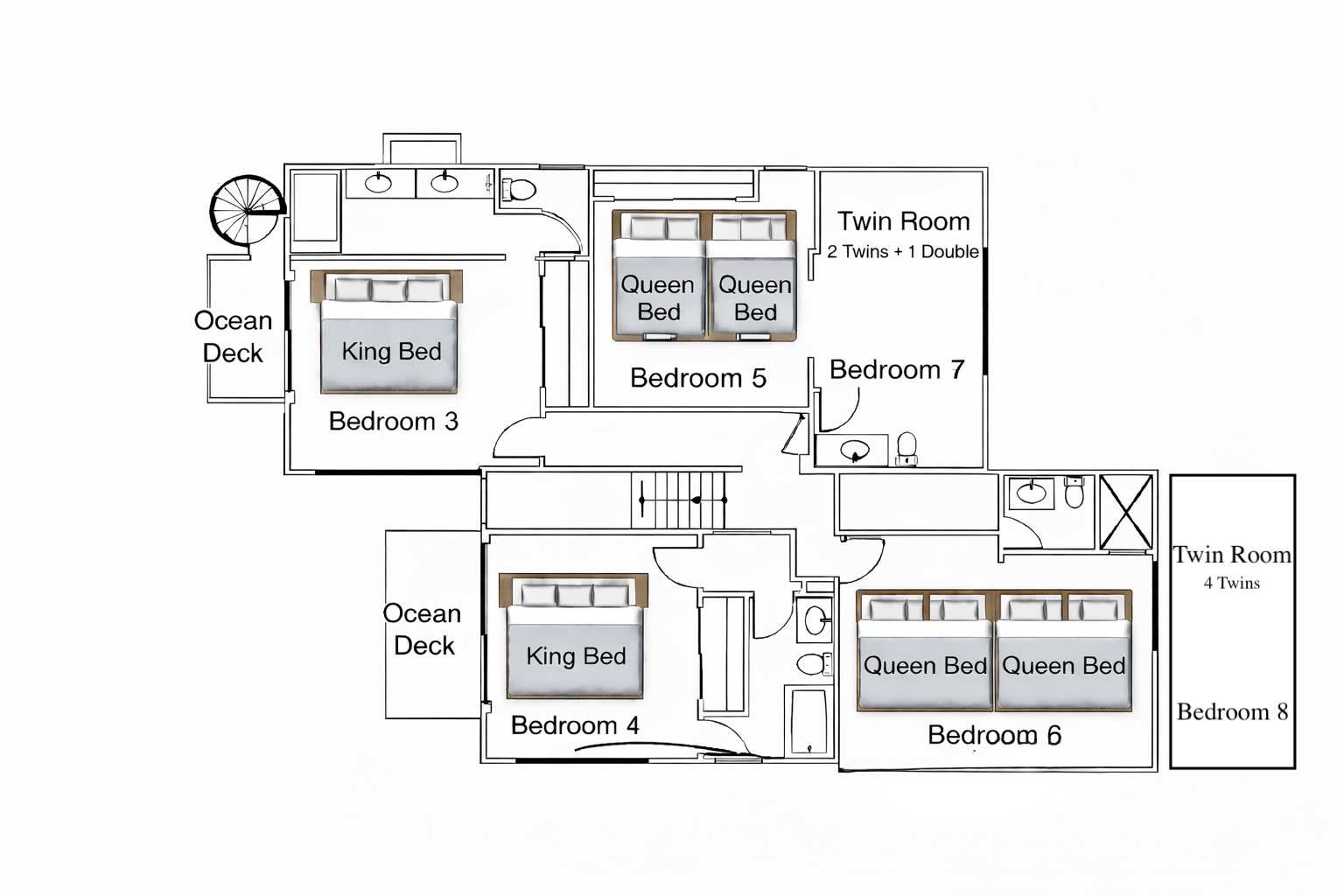 Layout of 3rd floor