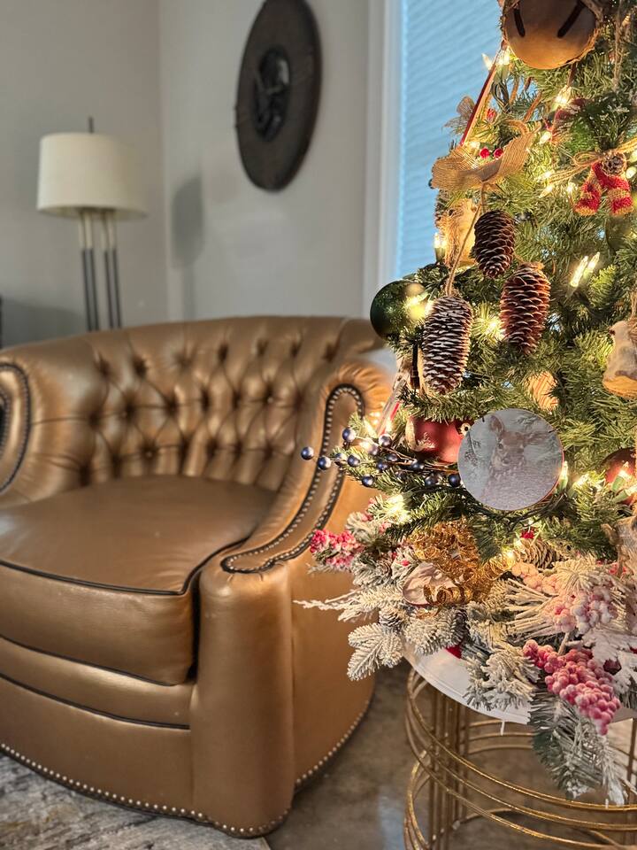 Decorated for the holidays 