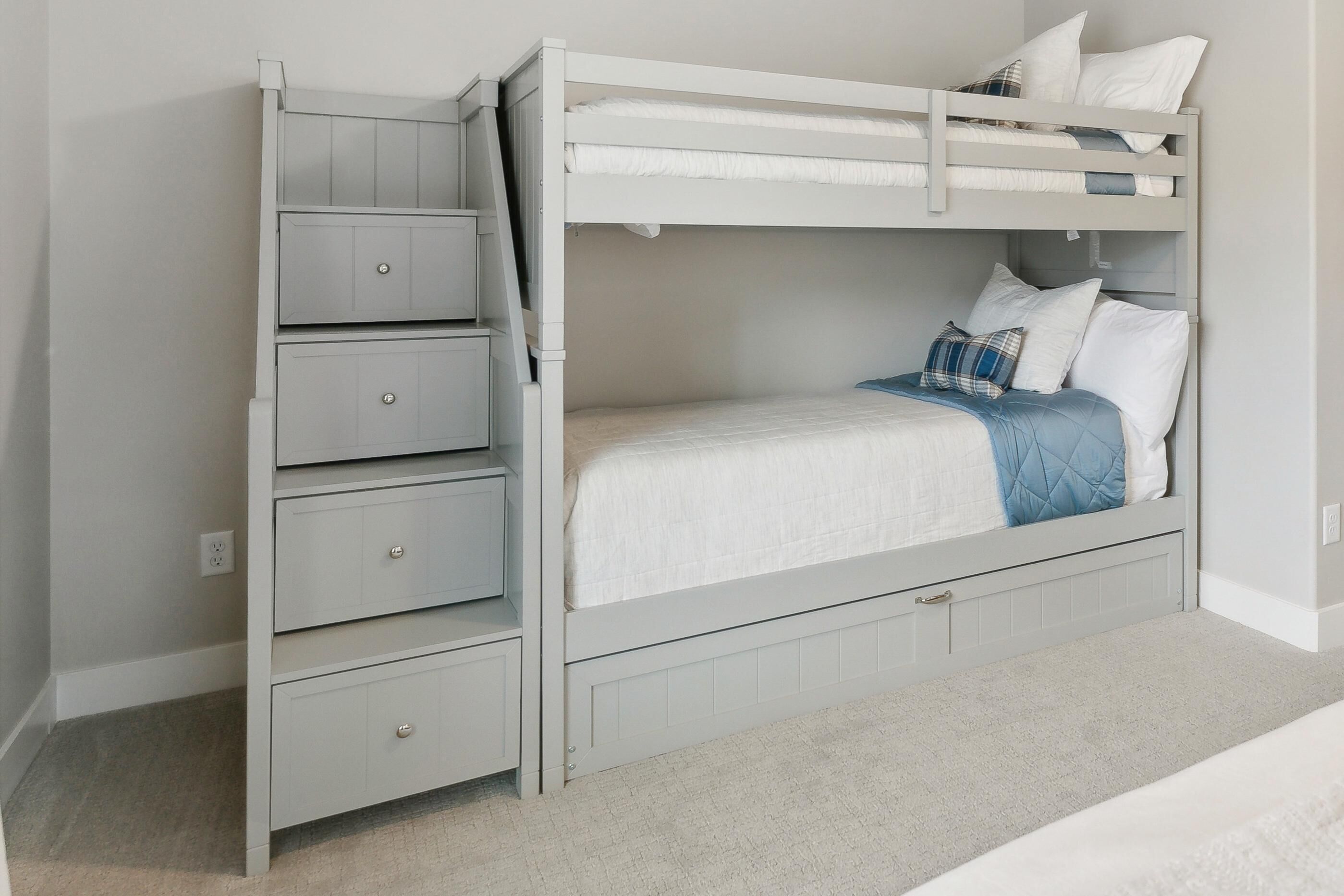 Smart sleeping solutions in The Hideaway—extra beds without sacrificing style.