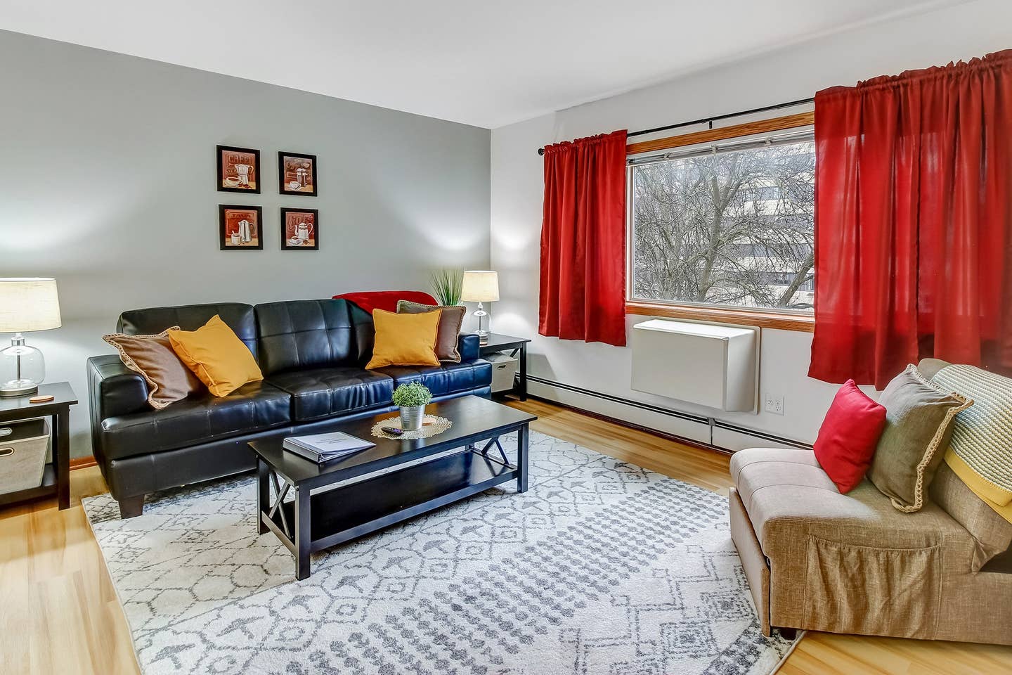 Warm colors makes you feel comfortable.