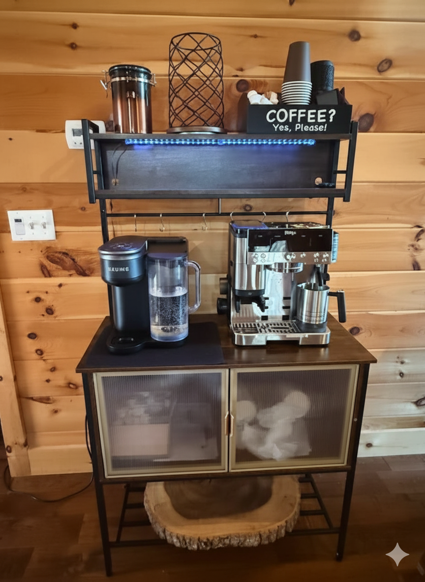 Coffee Corner: Brew bar with quality machines for your perfect morning pick-me-up!

