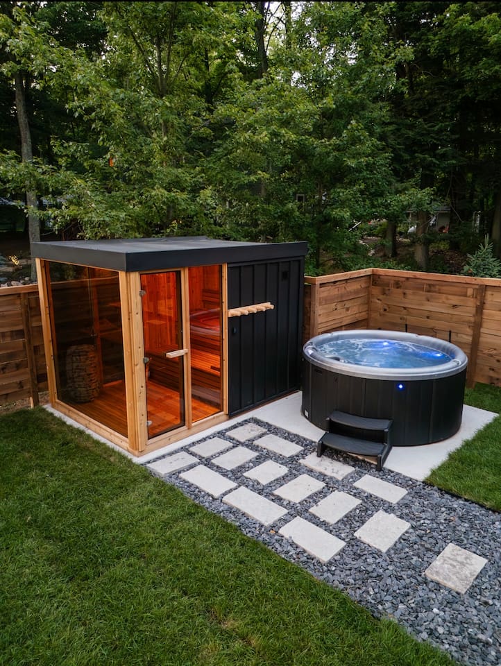 Sauna tub combo 