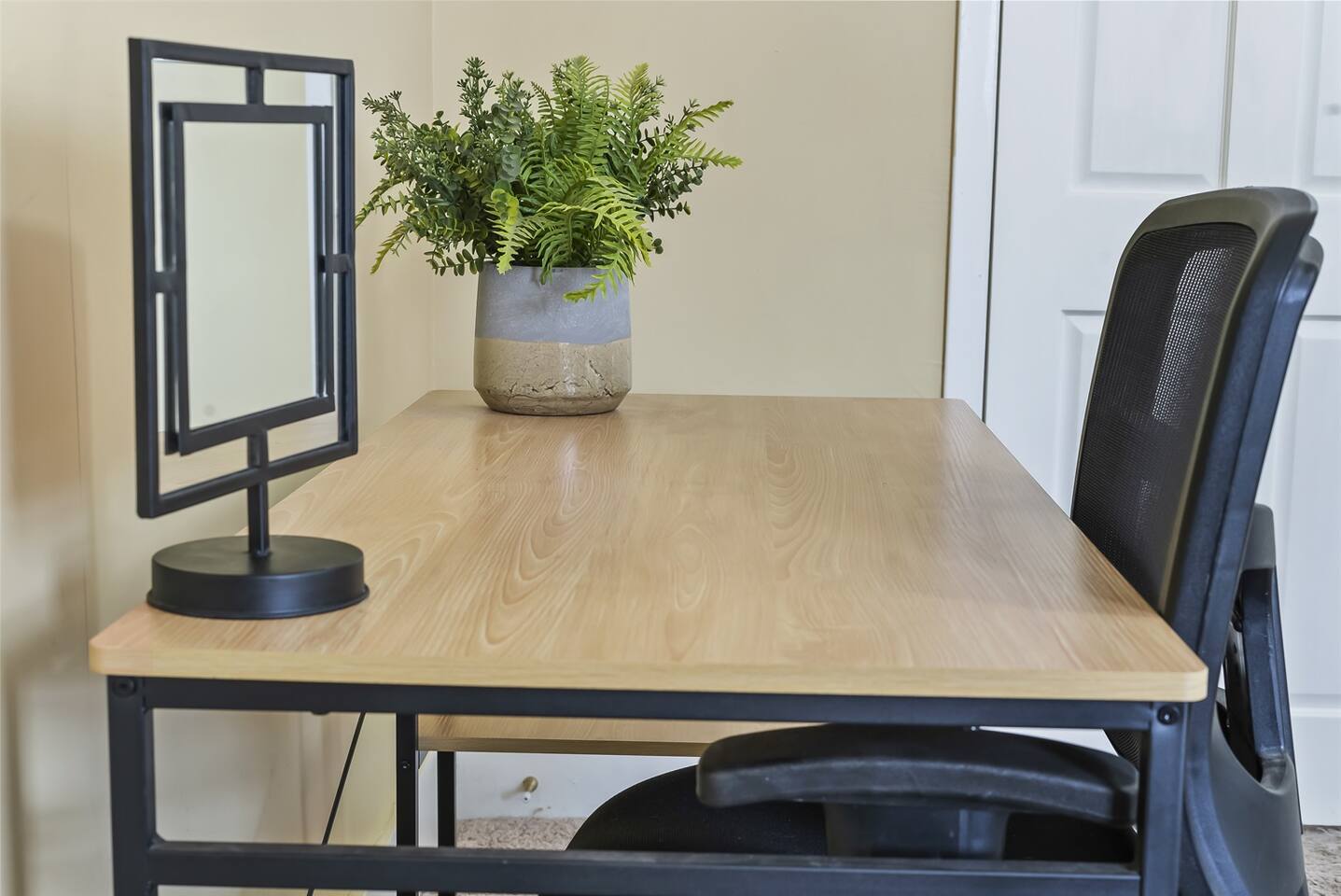 Dedicated workspace.