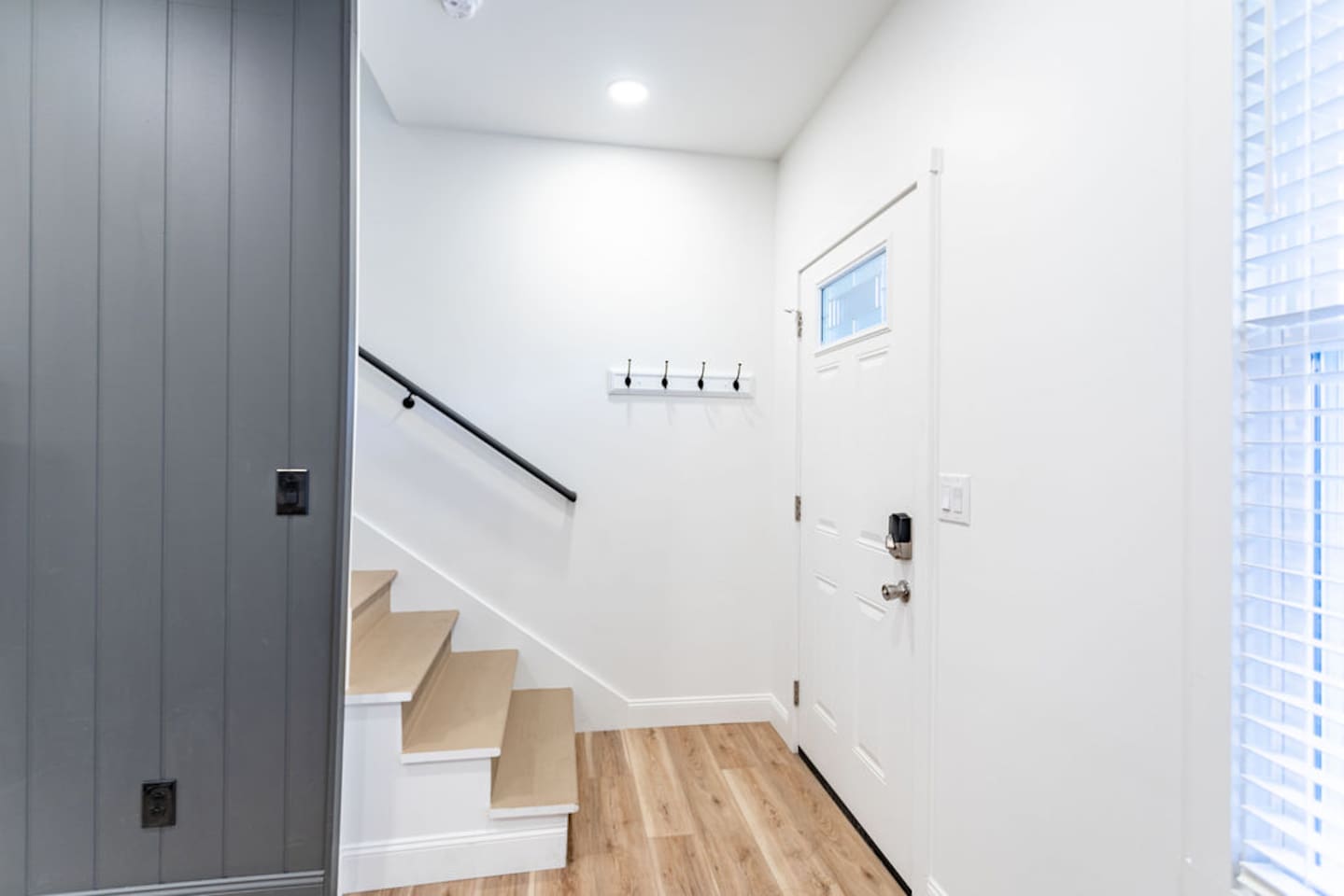 Stairs.