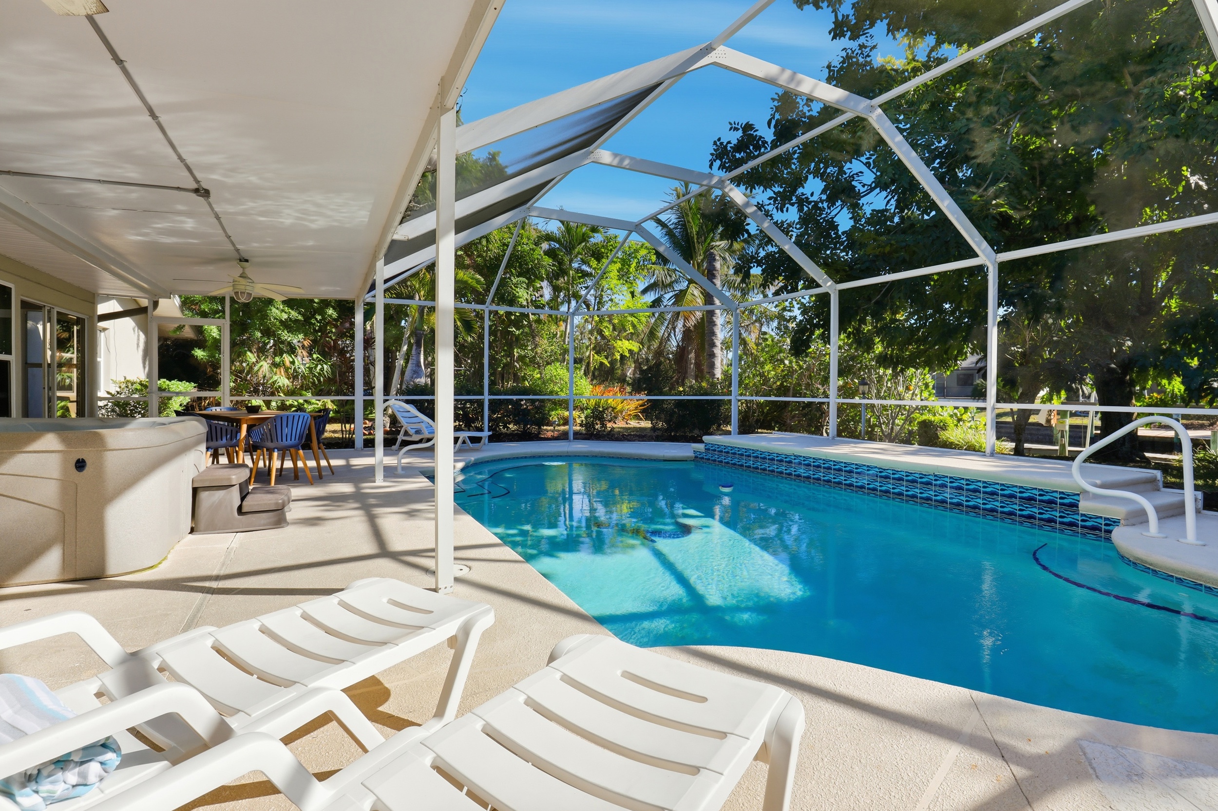 Pool days overlooking the canal.