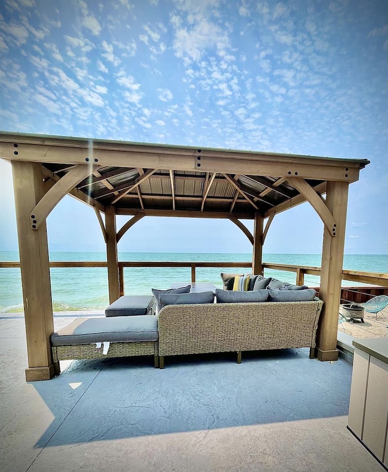 Out Door Living With A Lake View