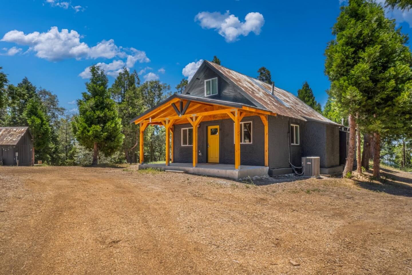 Cabin 13 as you drive up