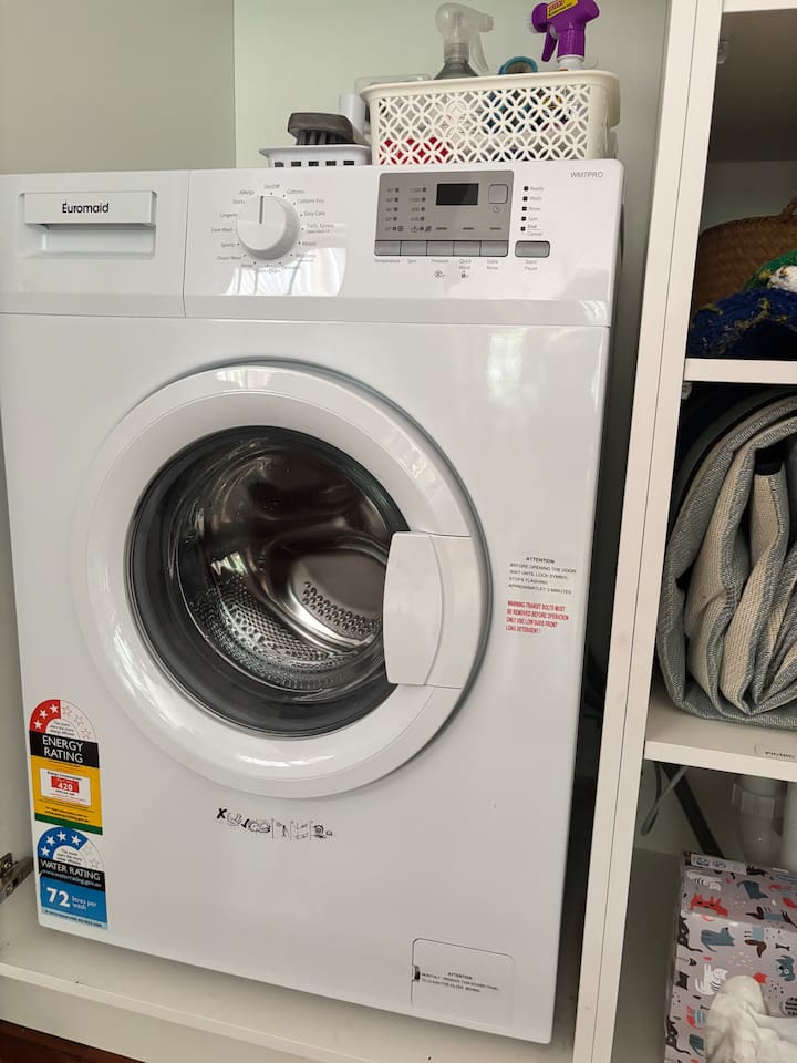 Washing machine in Main Kitchen Area 