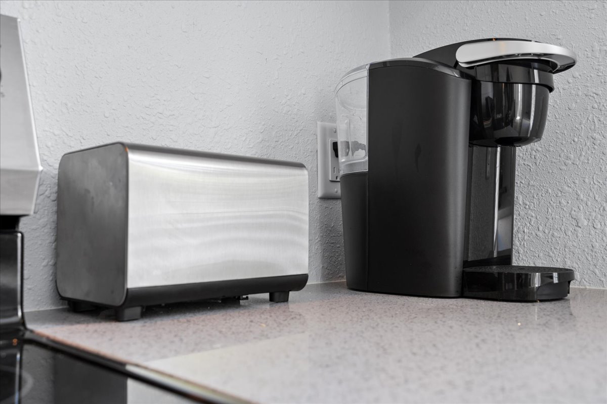 appliances for morning coffee together with family
