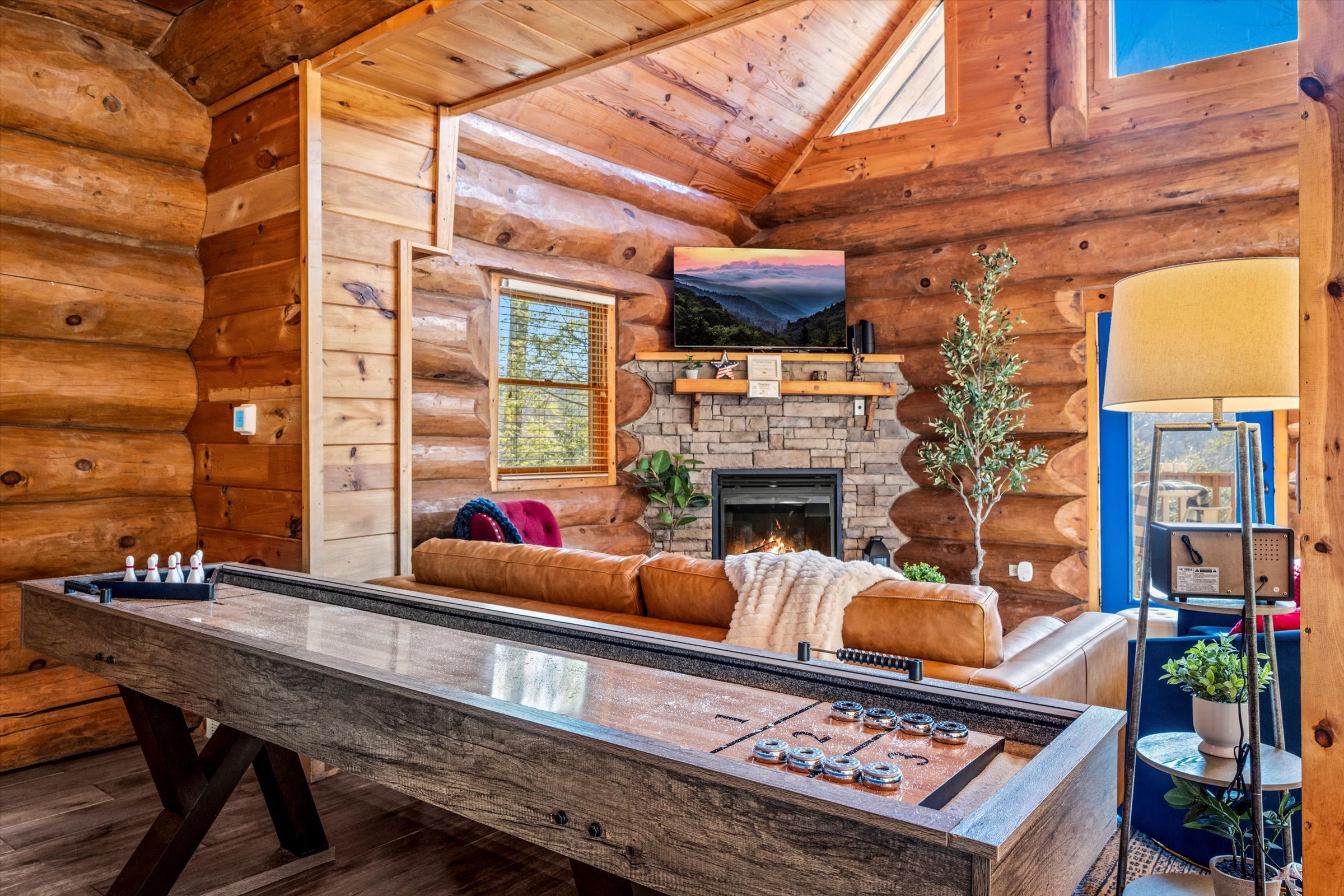 Engage in a fun & competitive game of shuffleboard or even shuffleboard bowling!