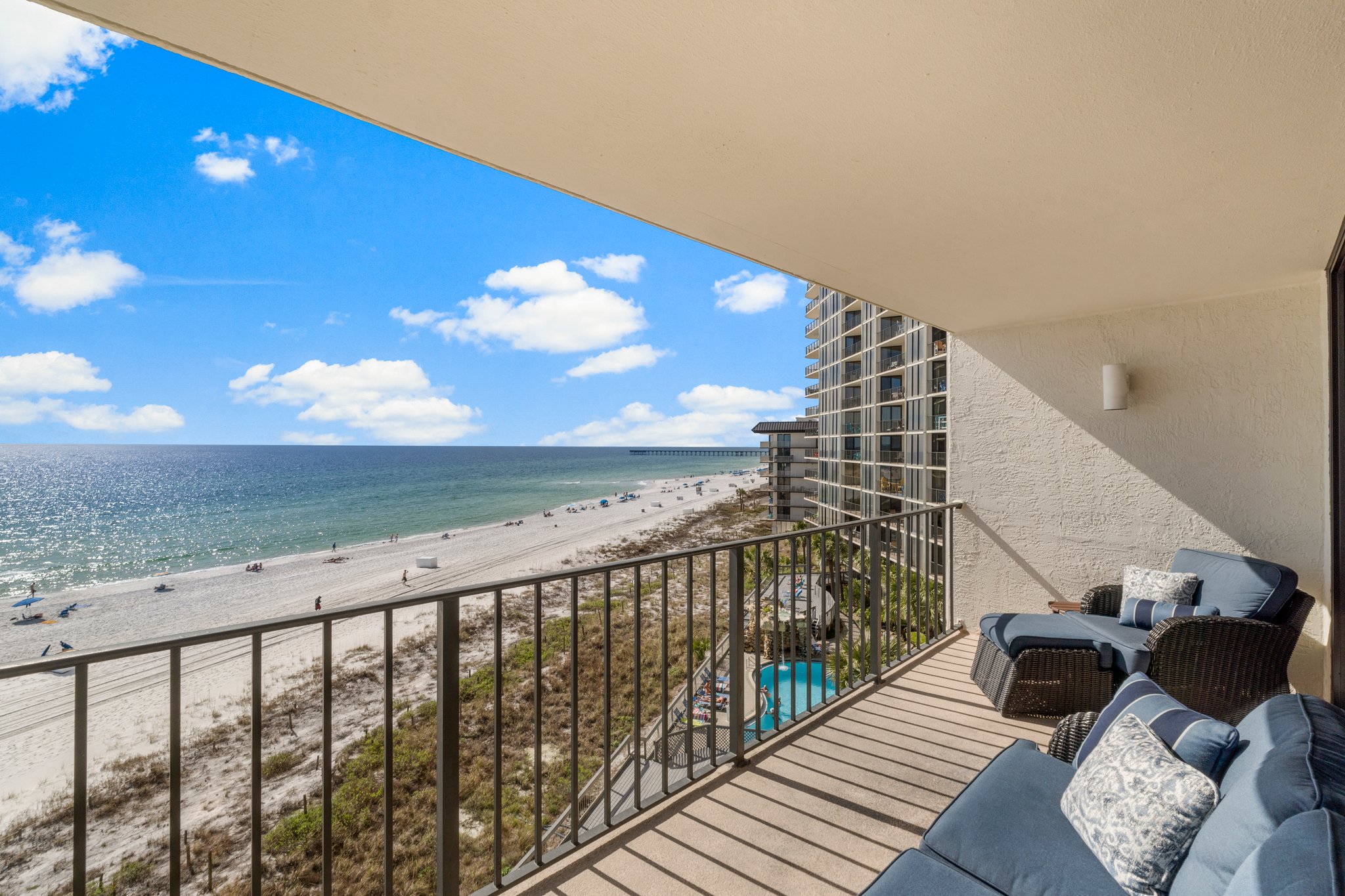 Comfortable Seating on Balcony