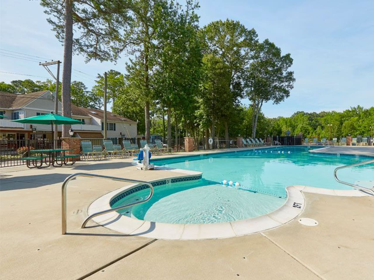 Heated pool available seasonally. 