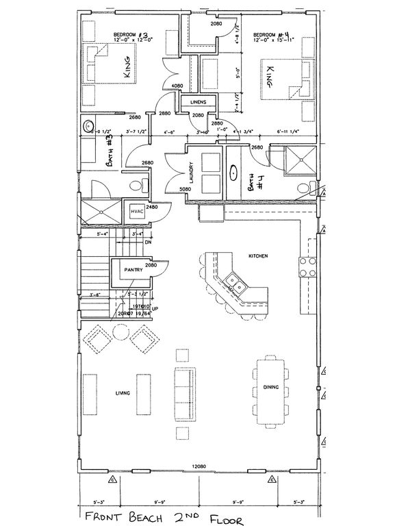 Second floor layout