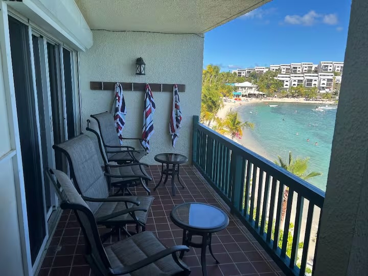 Kick back and enjoy front-row views of Cowpet Bay.