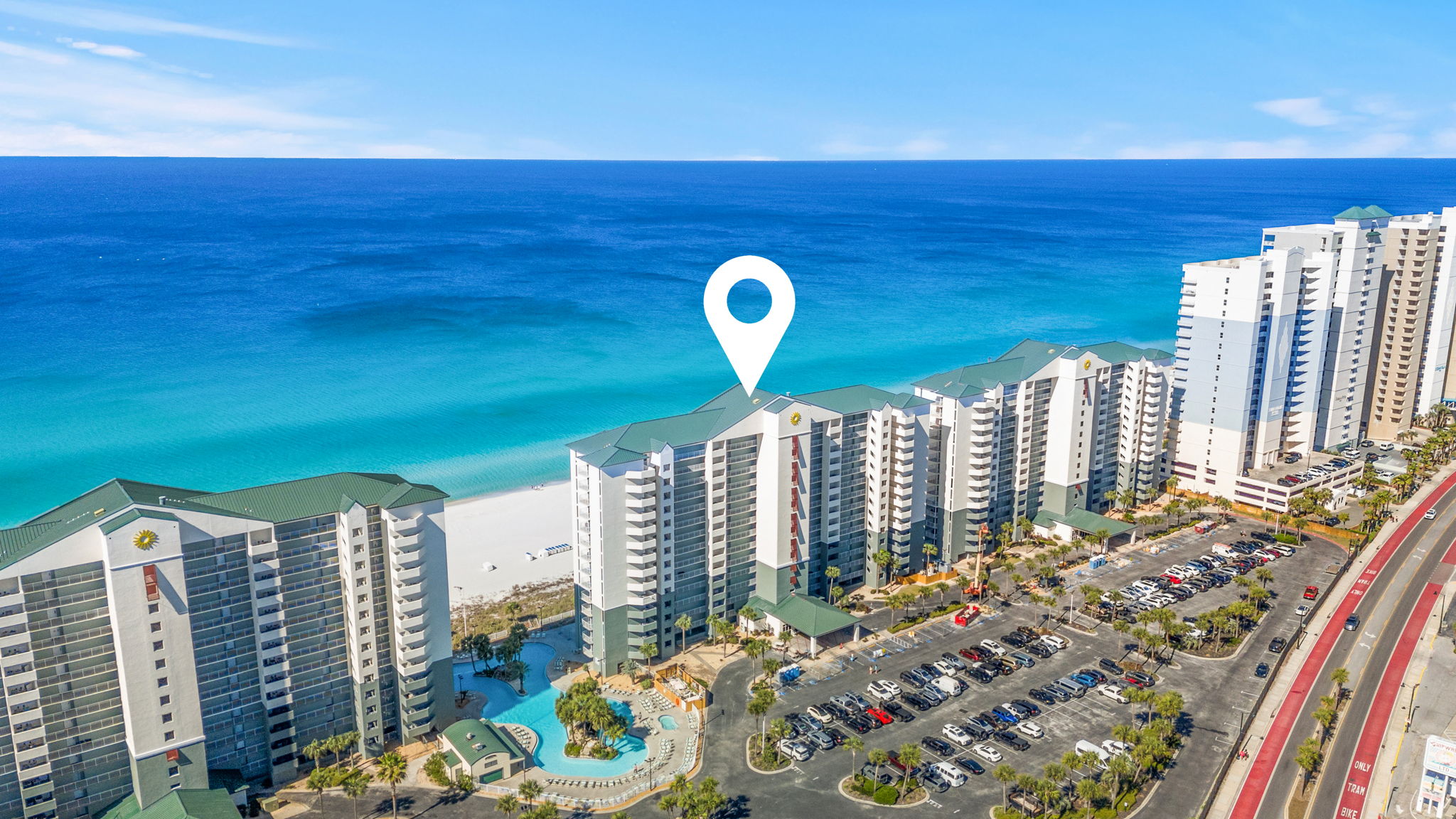 Beachfront at Long Beach Resort in Panama City Beach, Florida