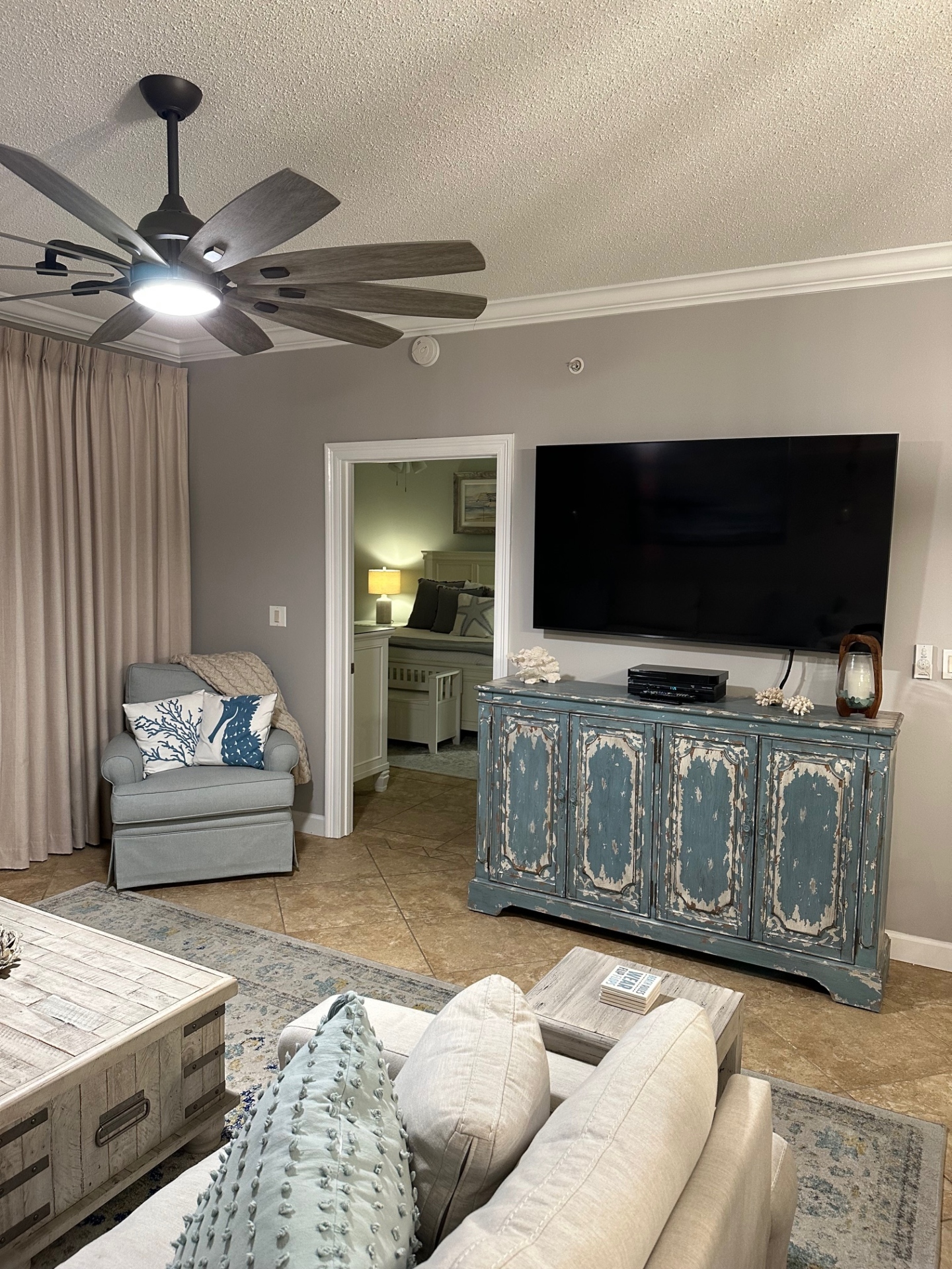 Smart TV in the living area