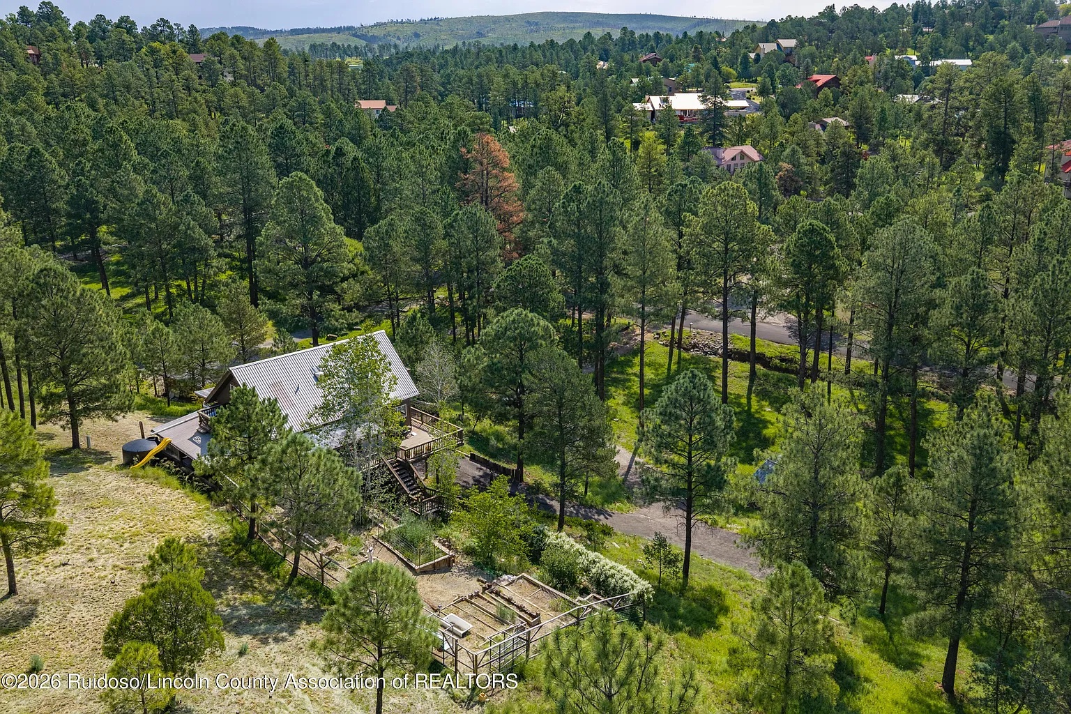 Nestled in the trees