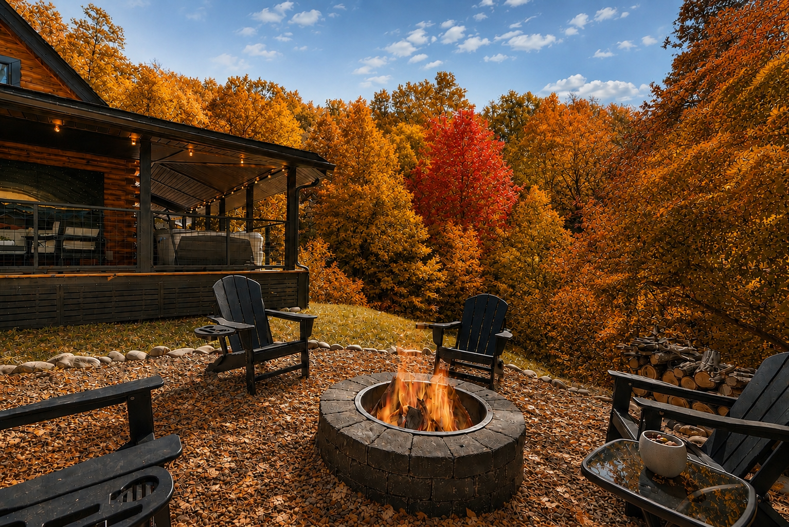 Enjoy the crisp outdoors