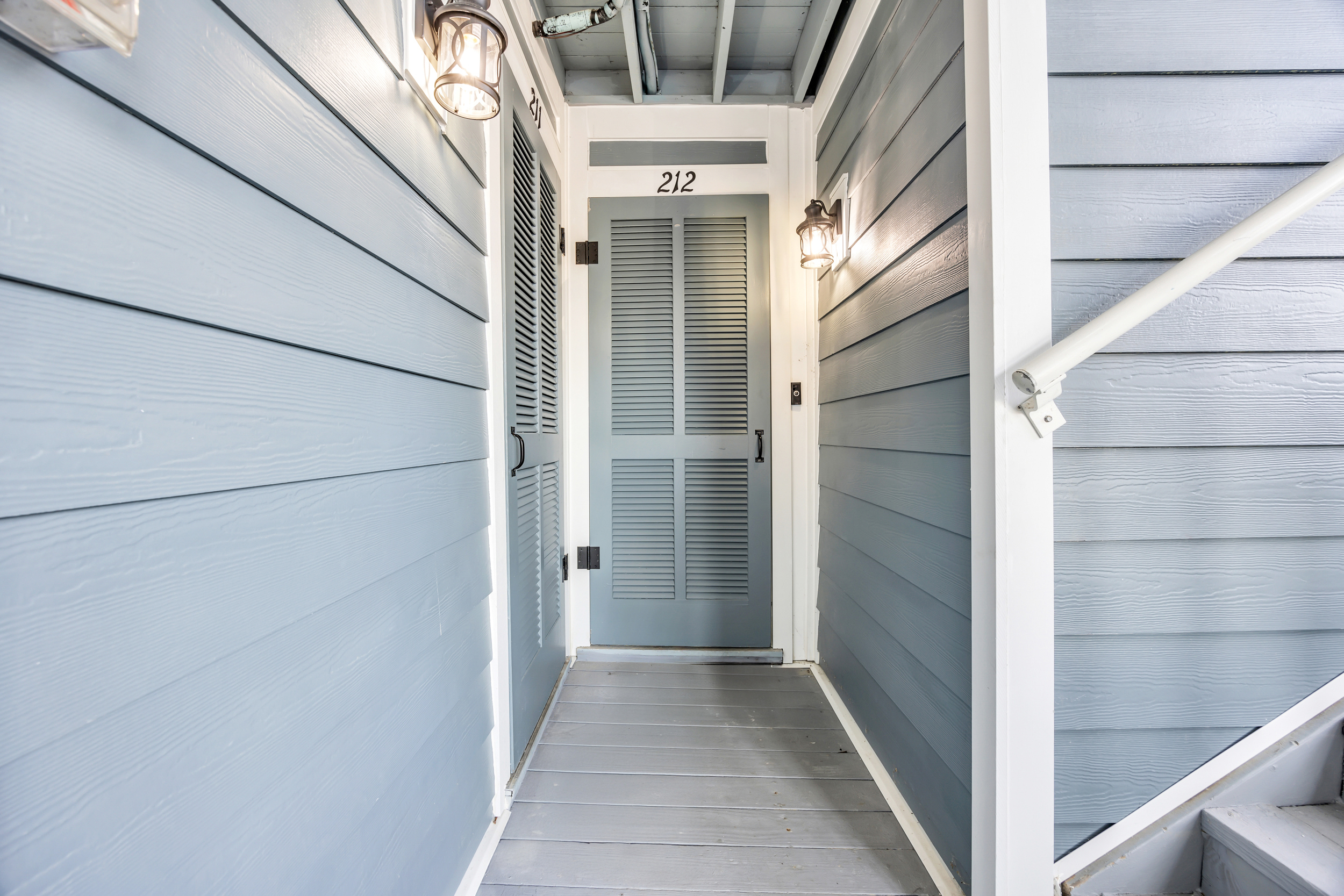 Entrance to 2nd floor condo