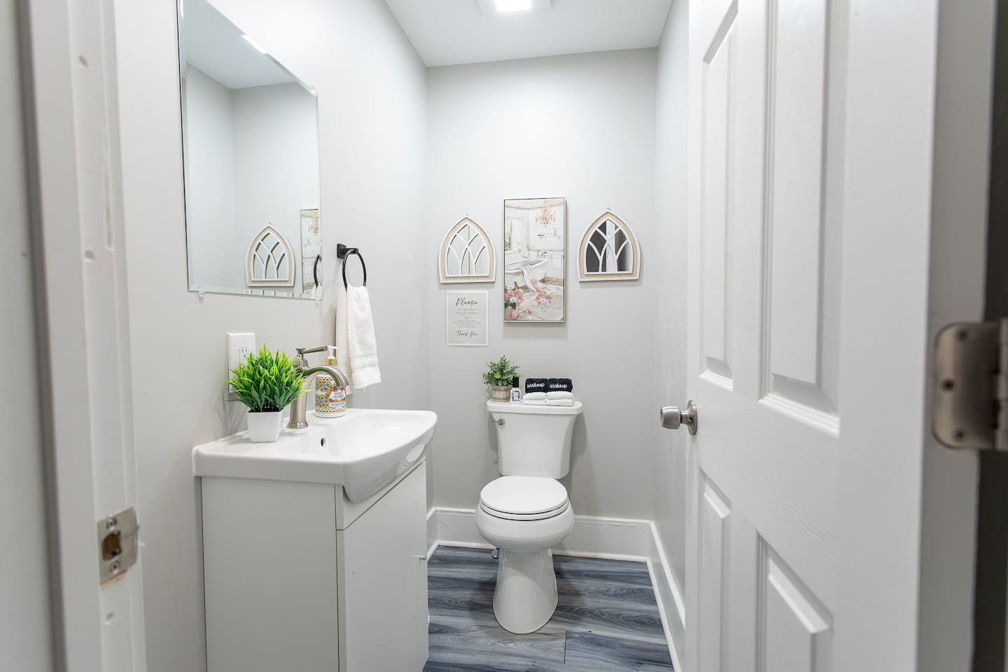 You’ll also find a handy half-bath on the first floor.