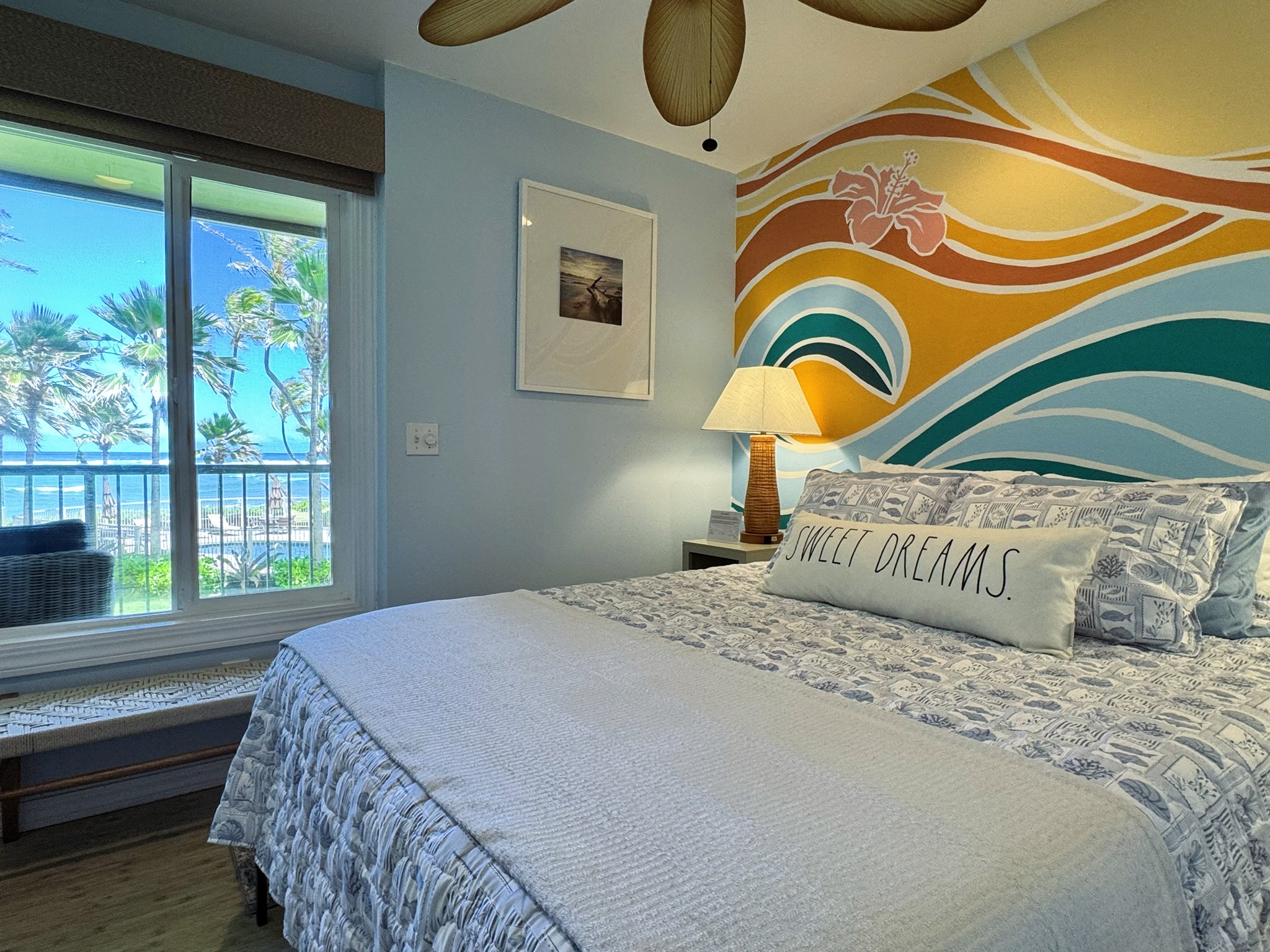 Bedroom 2 with ocean view