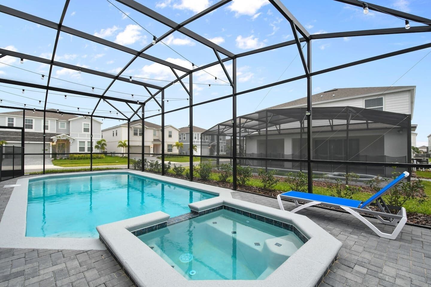 Swim laps in the morning or float lazily in the afternoon in the private pool