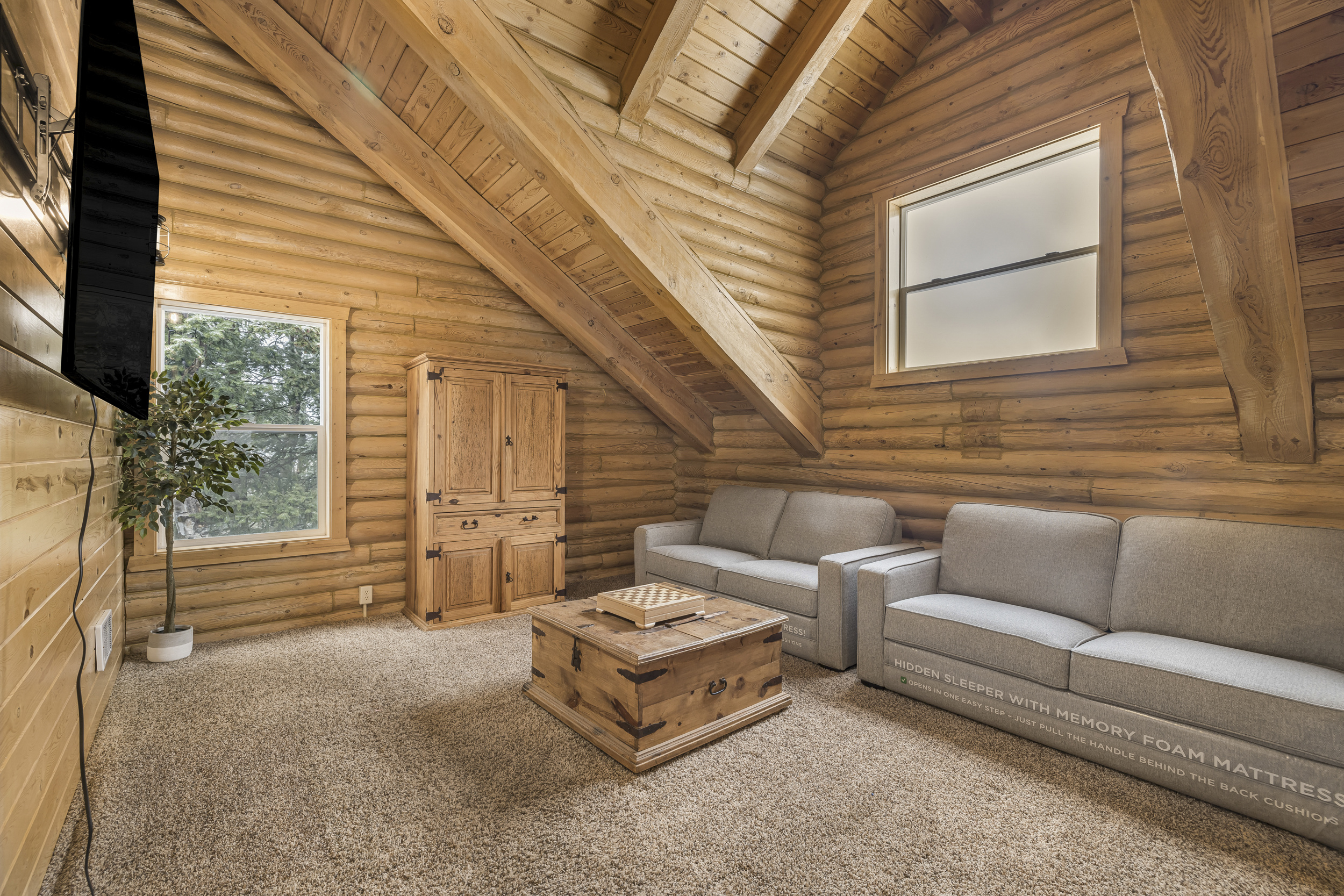 Upstairs Loft Sleeping Area