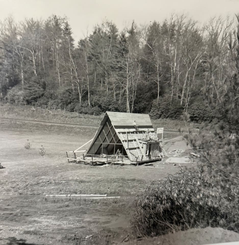 The building used to be a ski lodge prior to 1965.  Our father was a civil engineer and built most of high meadows over 60 years.  There’s a ton of history in this building!