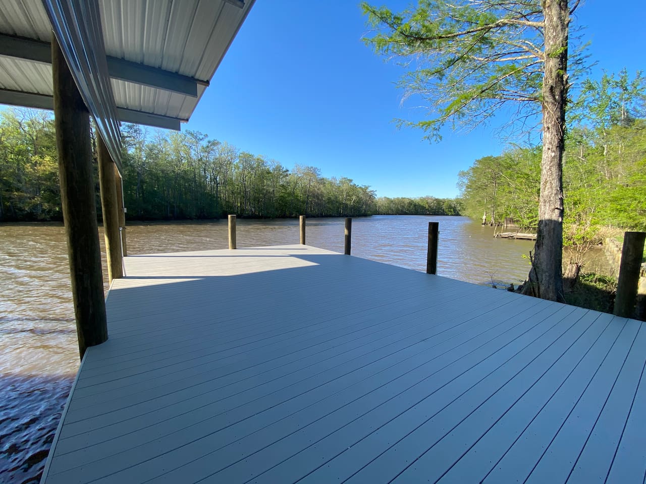 Deck on Tickfaw river - Great Views