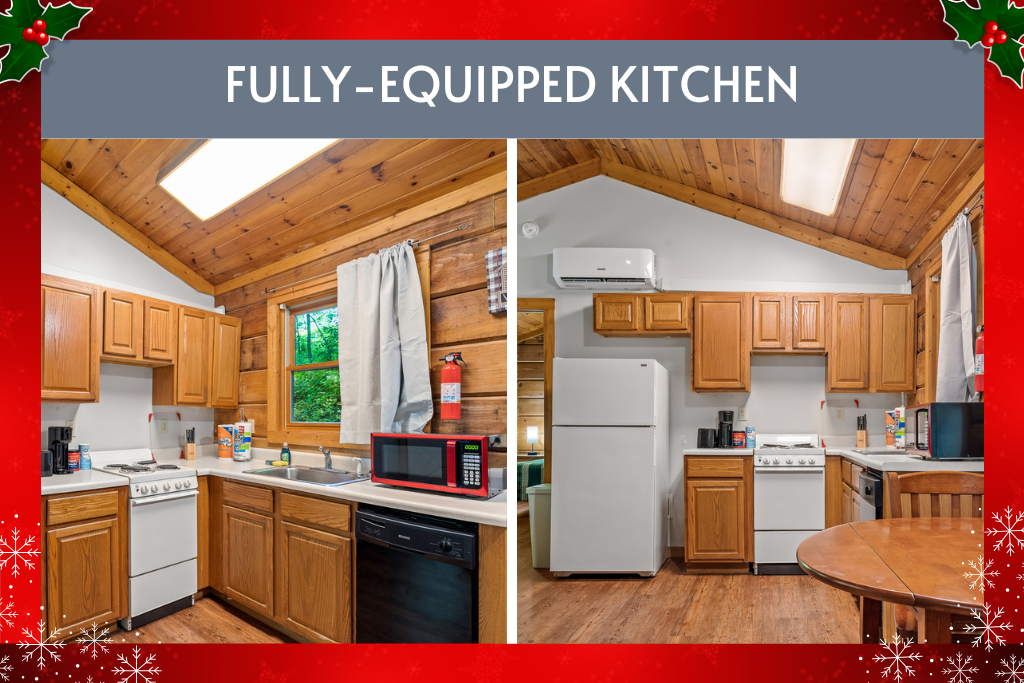 Feel right at home with all the kitchen essentials at your fingertips