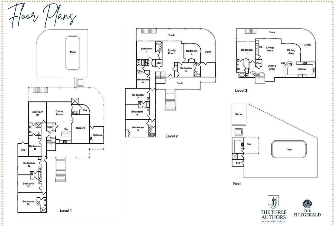 Floor Plan of Fitzgerald.