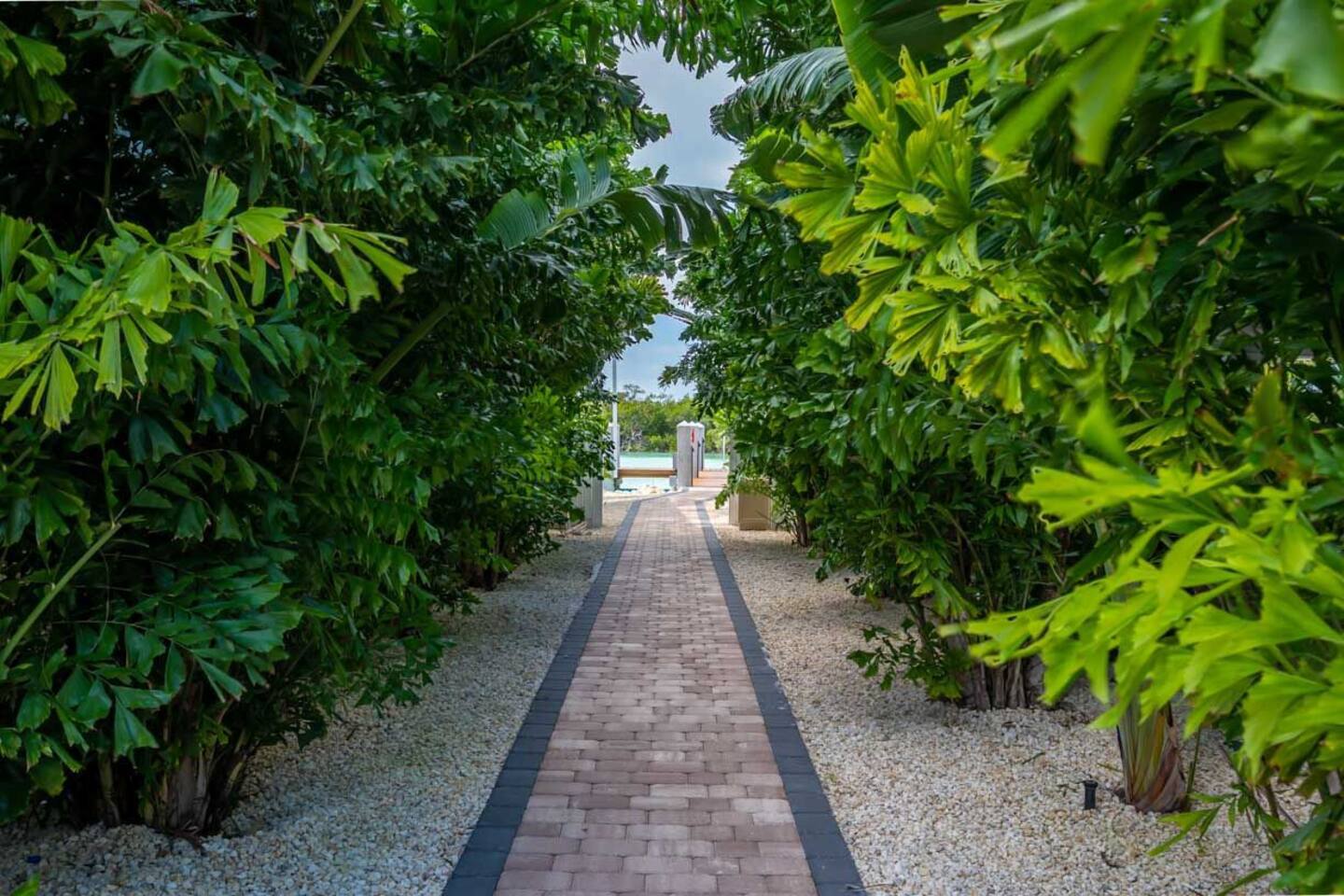 Pathway to docks