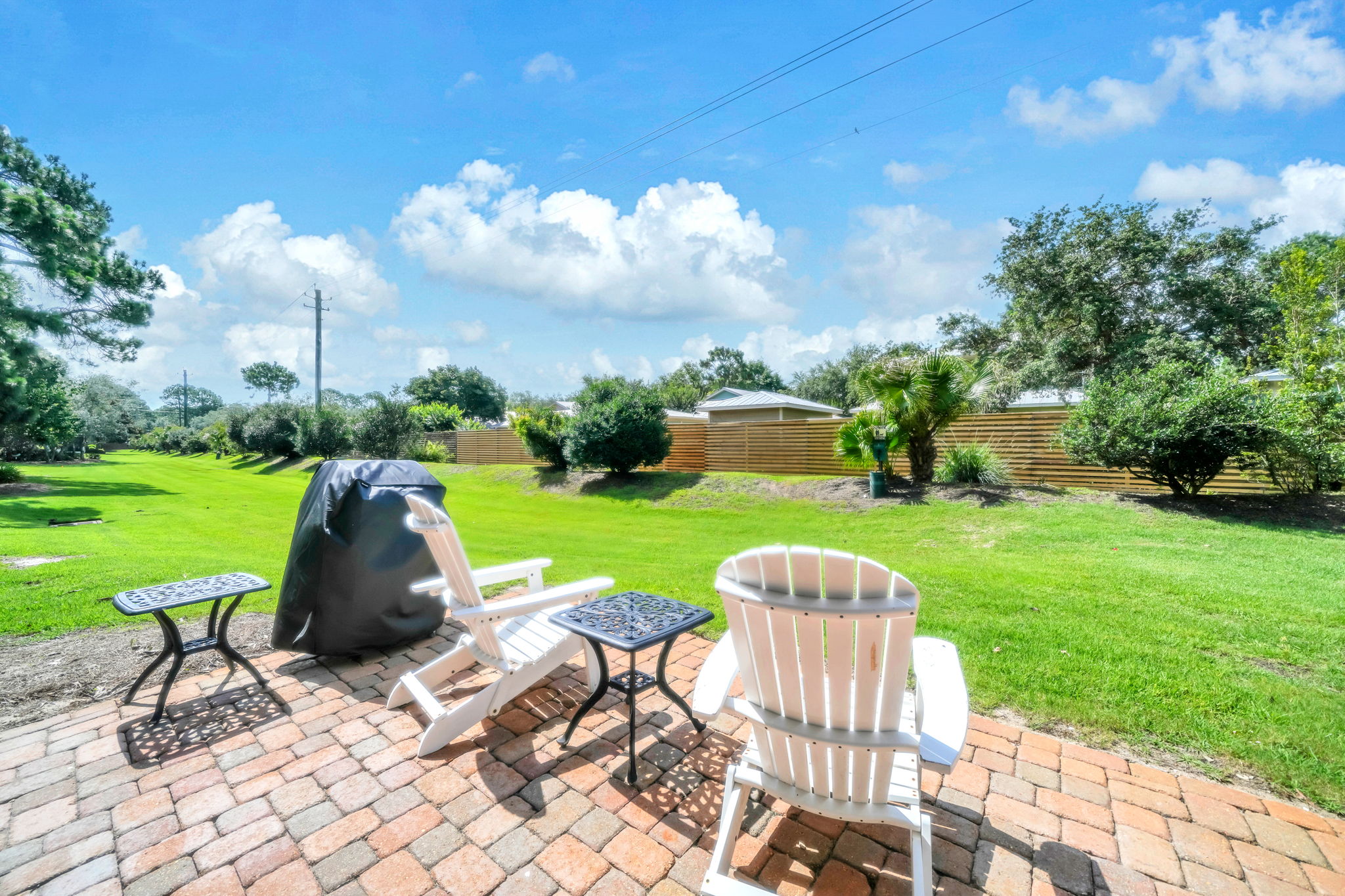 Backyard Patio w/ Grill