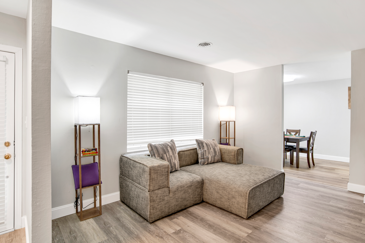 Cozy couch for reading