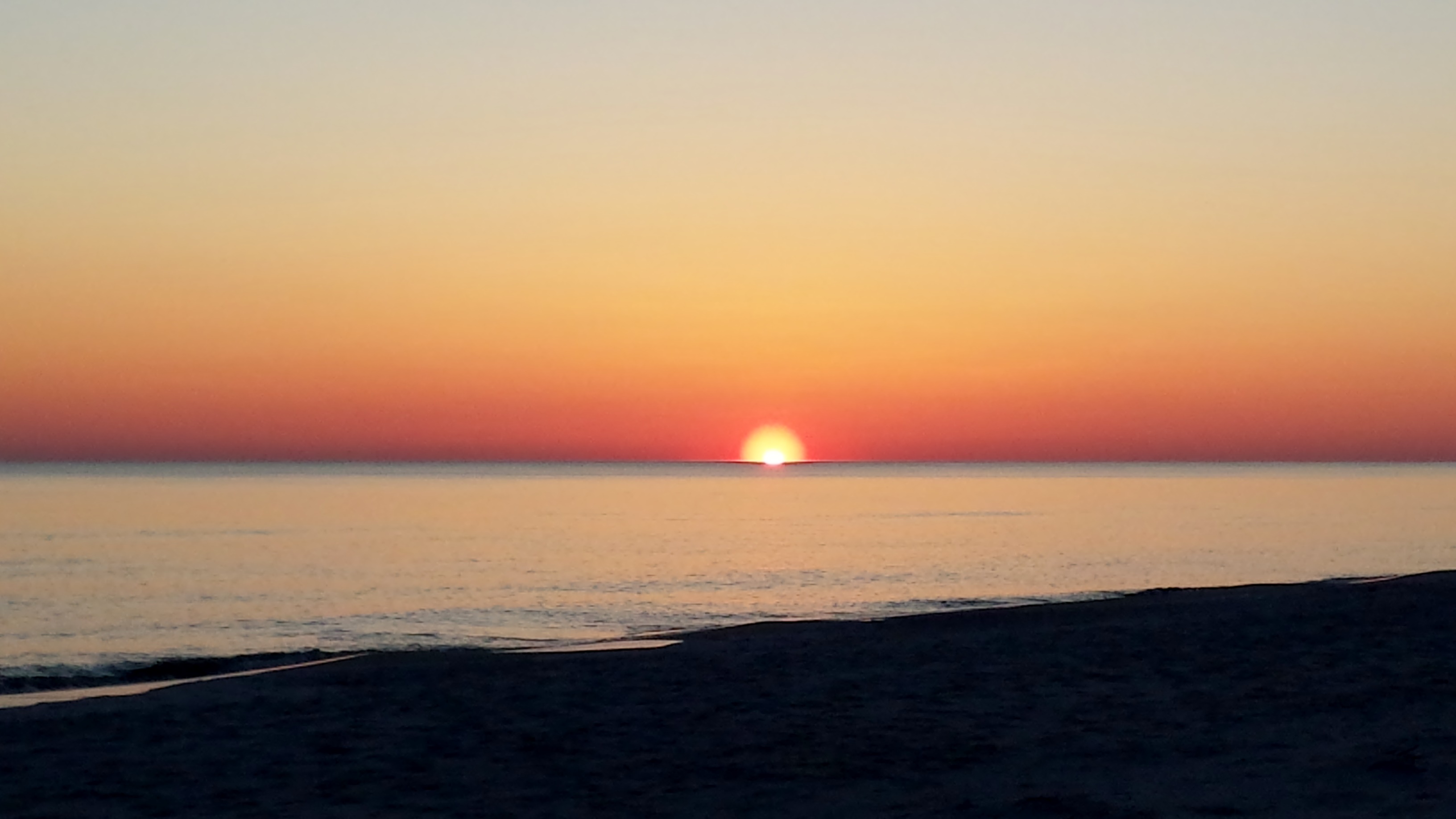 Nightly sunsets on the beach are a ritual in these parts.